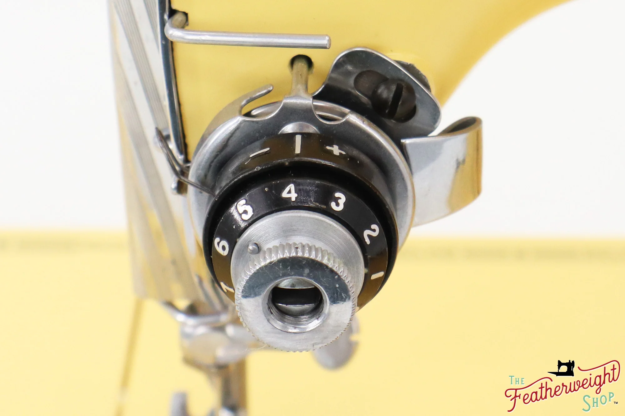 Singer Featherweight 221, AH6642** - Fully Restored in Happy Yellow - Image 14