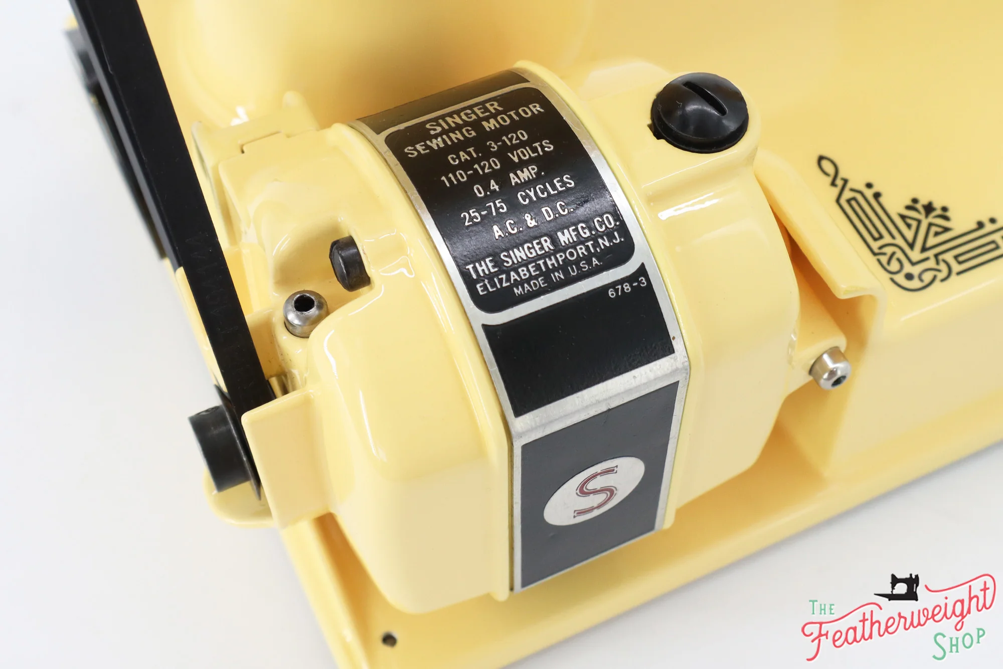 Singer Featherweight 221 Centennial, AJ648*** - Fully Restored in Happy Yellow - Image 19