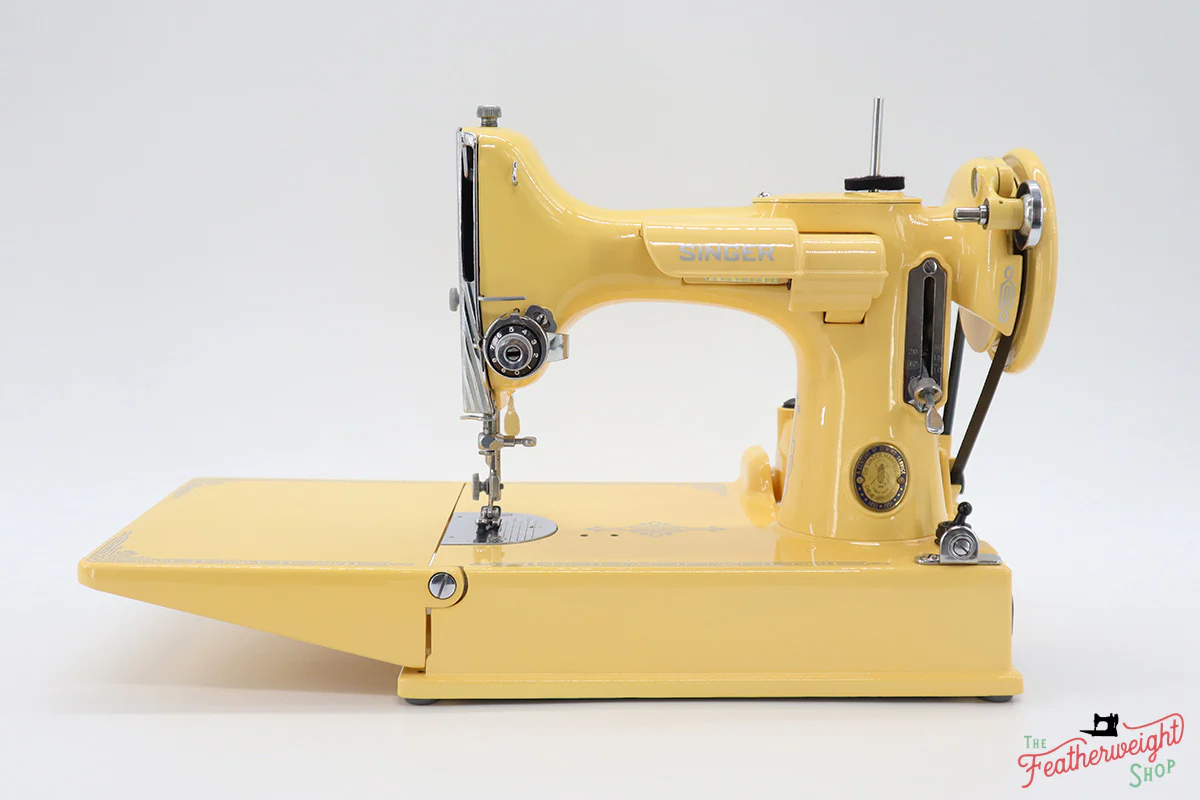 Singer Featherweight 221 Centennial Sewing Machine AK5868** - Fully Restored in Happy Yellow - Image 17