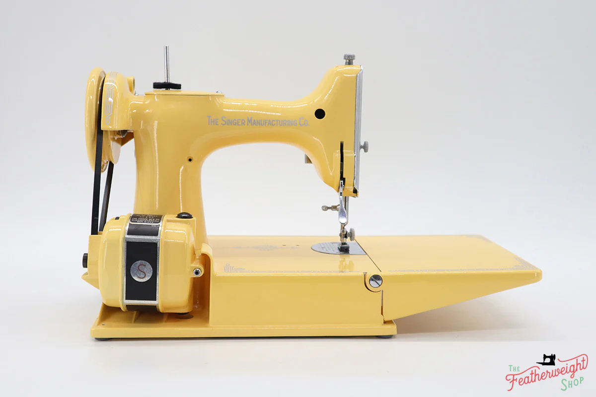 Singer Featherweight 221 Centennial Sewing Machine AK5868** - Fully Restored in Happy Yellow - Image 19