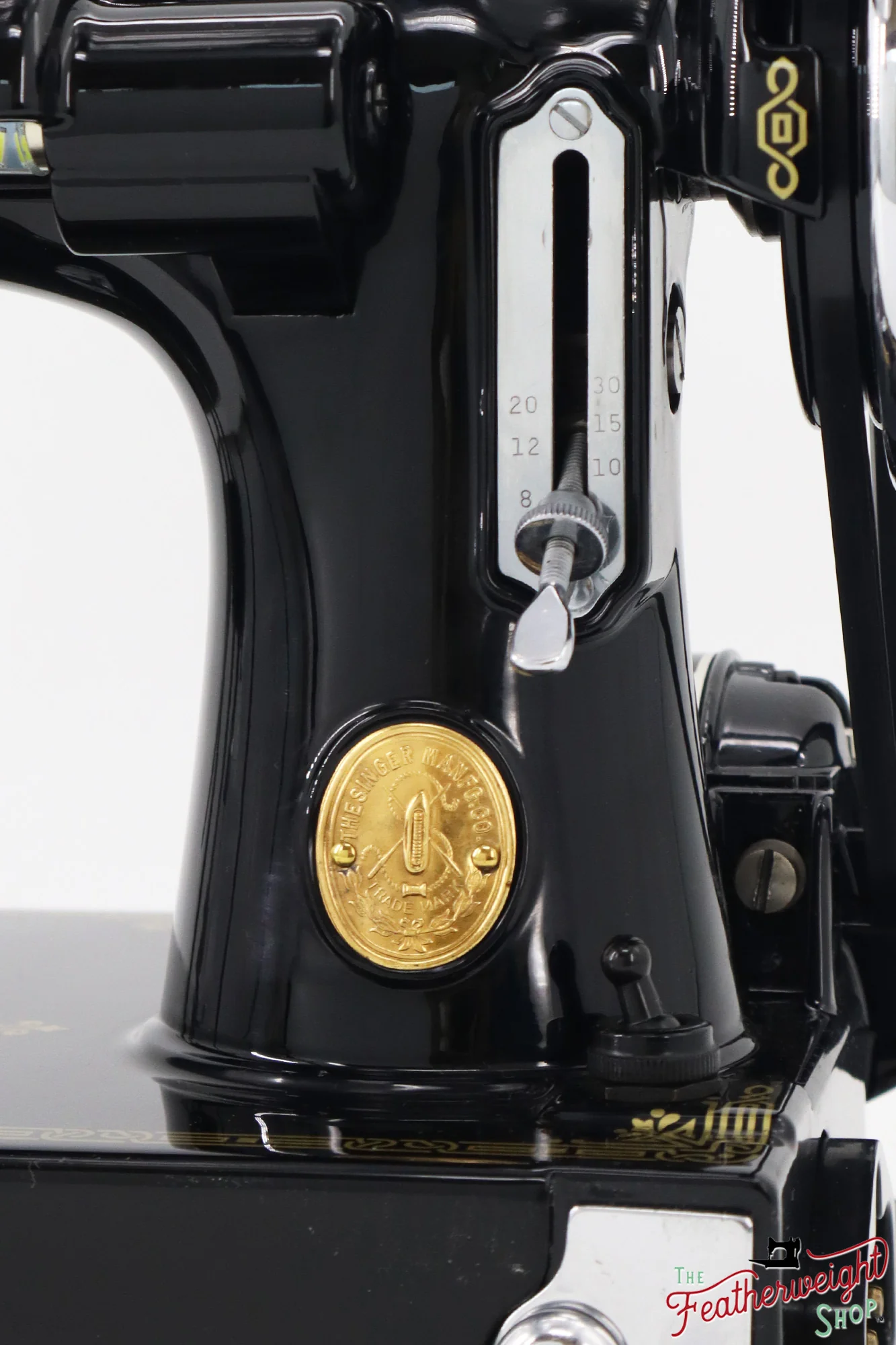 Singer Featherweight 221, "First-Run" 1933 AD5477** - Fully Restored in Gloss Black - Image 12