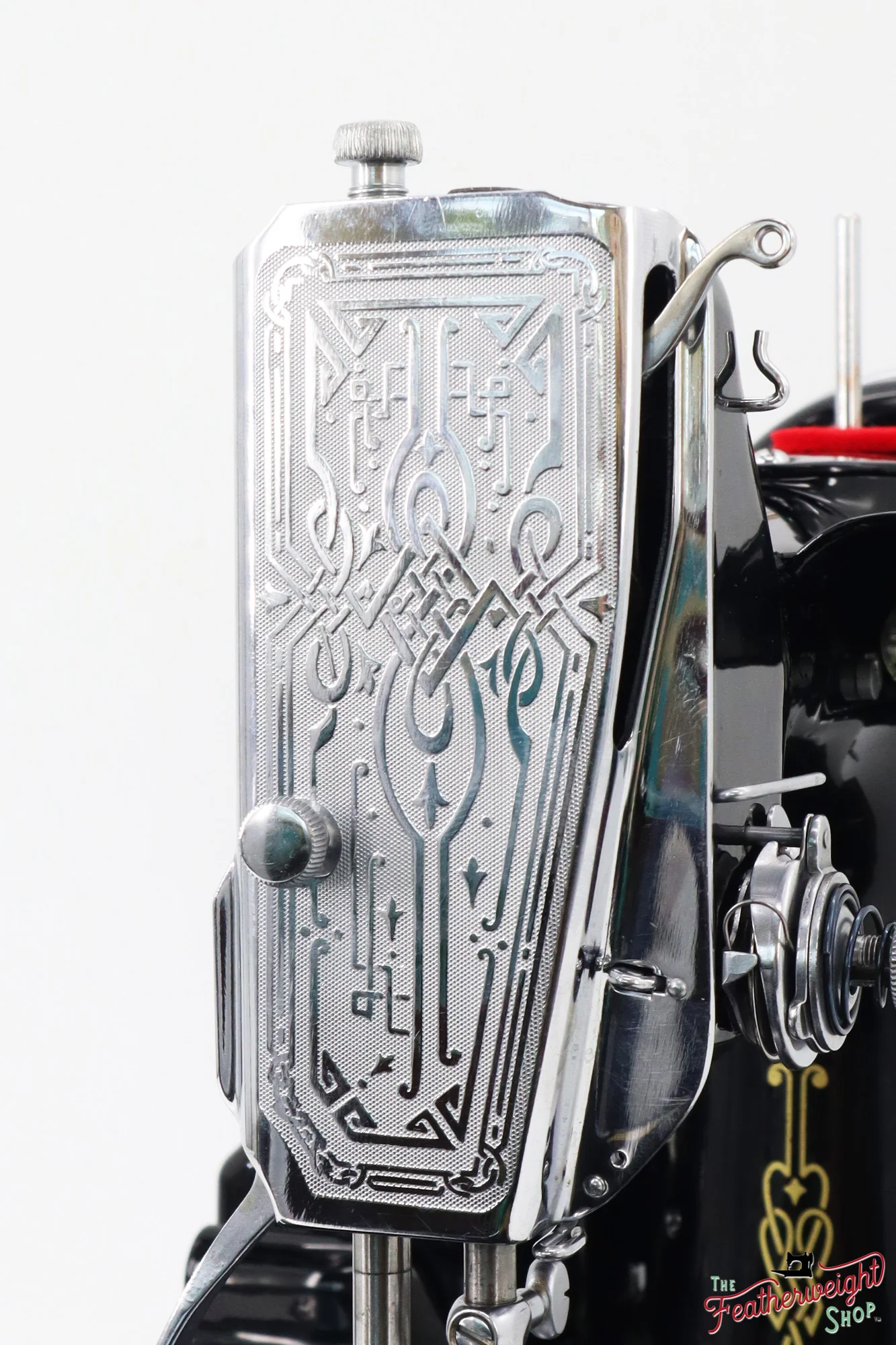 Singer Featherweight 221, "First-Run" 1933 AD5477** - Fully Restored in Gloss Black - Image 13