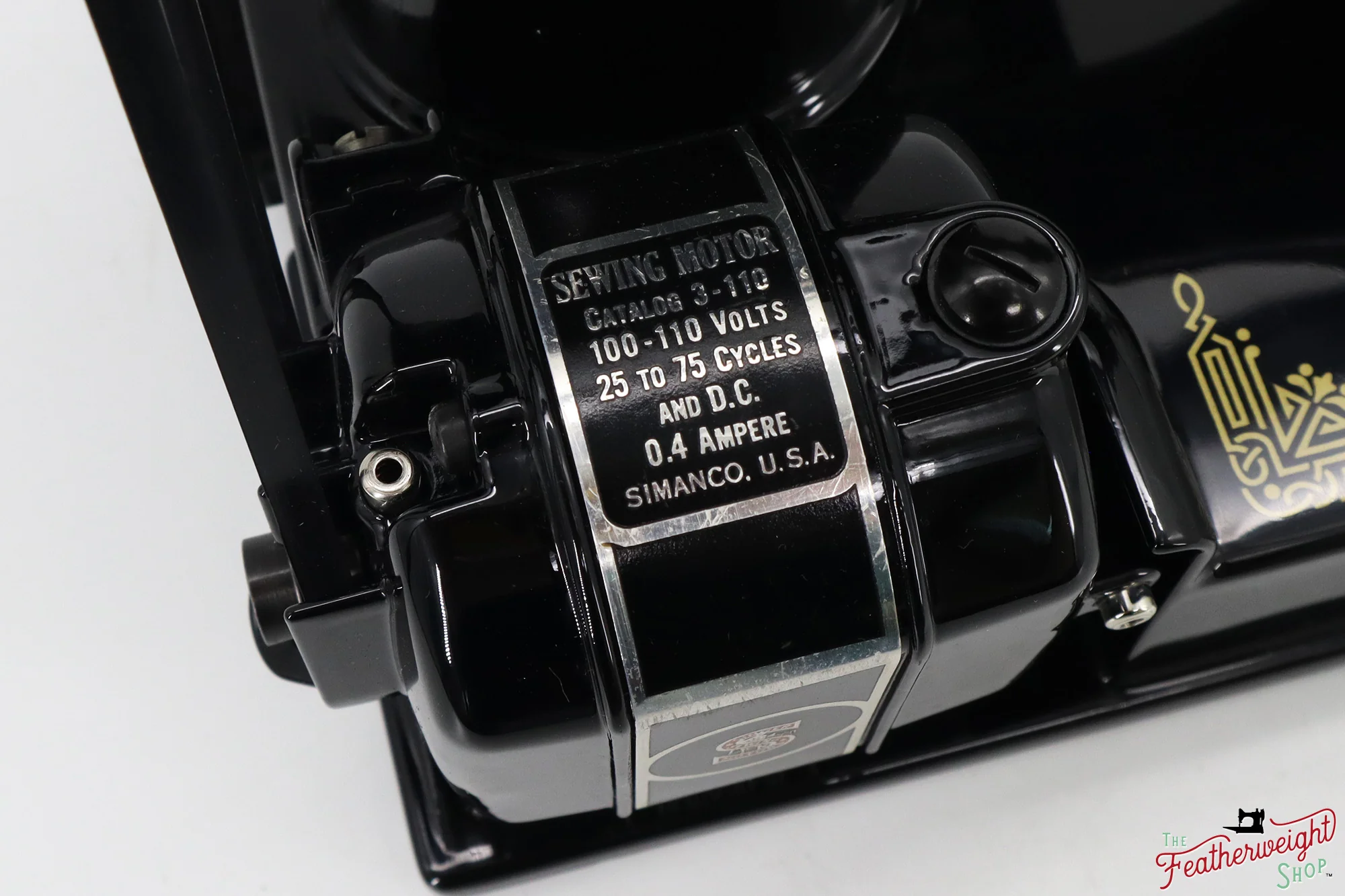 Singer Featherweight 221, "First-Run" 1933 AD5477** - Fully Restored in Gloss Black - Image 16