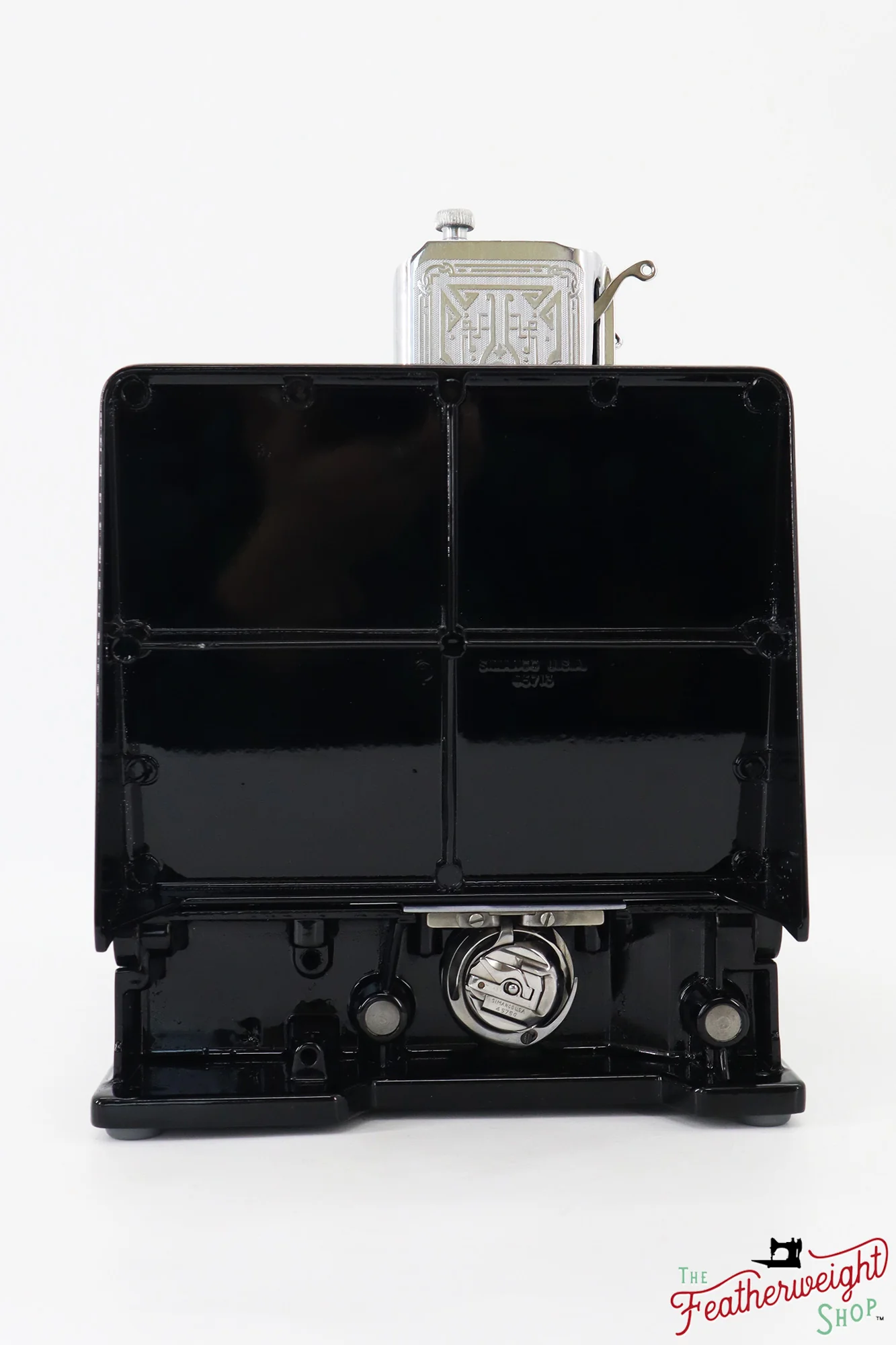 Singer Featherweight 221, "First-Run" 1933 AD5477** - Fully Restored in Gloss Black - Image 4