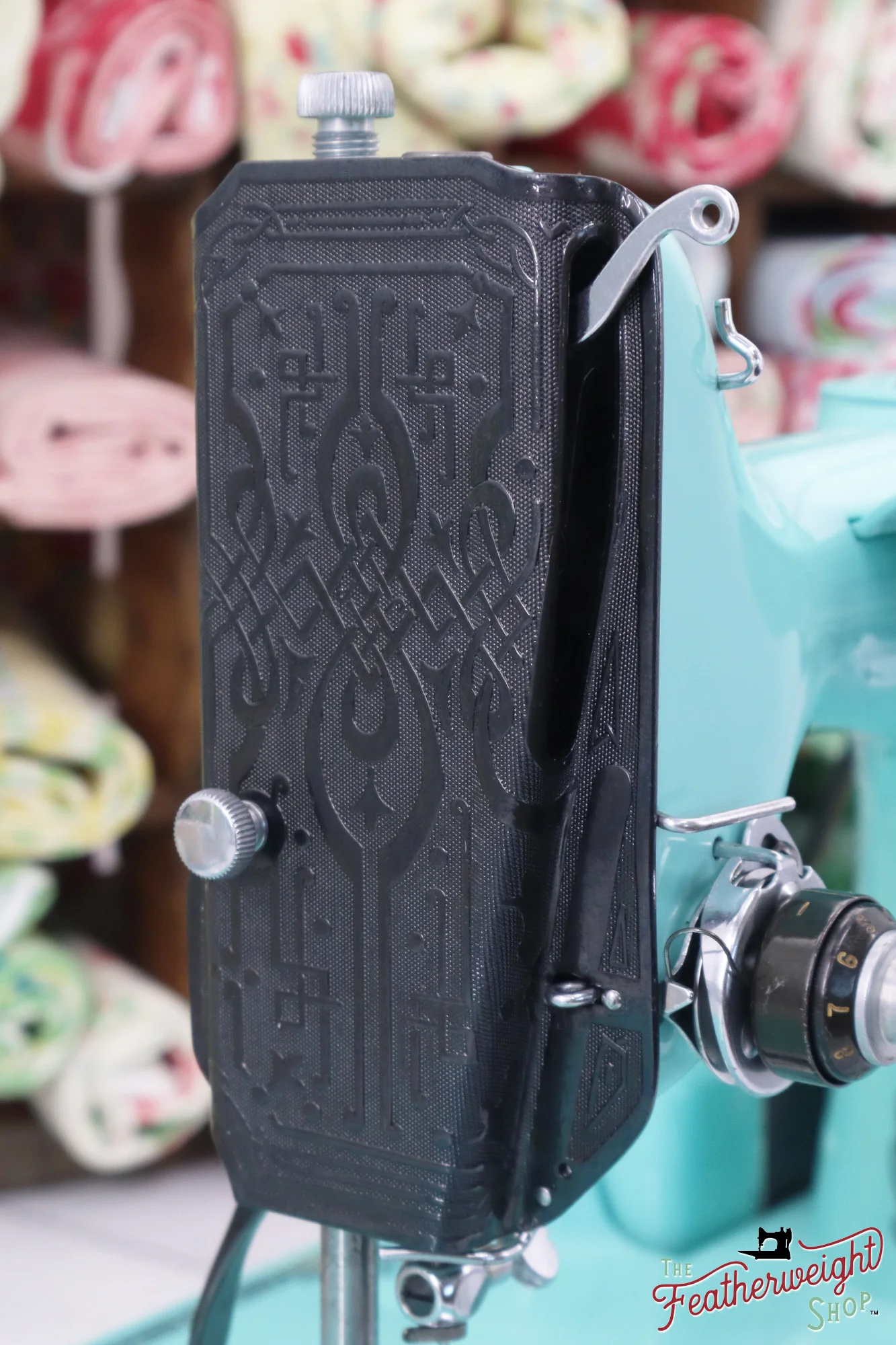 Singer Featherweight 221, RARE - Blackside, AG014*** - Fully Restored in Tiffany Blue - Image 16