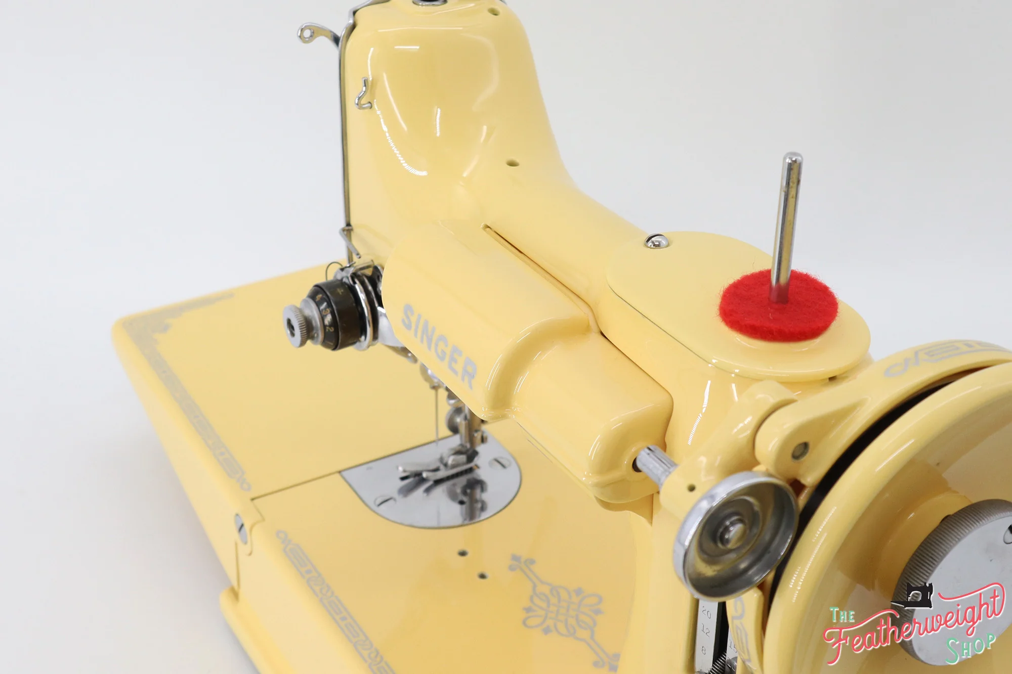 Singer Featherweight 221 Sewing Machine AG013*** - Fully Restored in Happy Yellow - Image 8