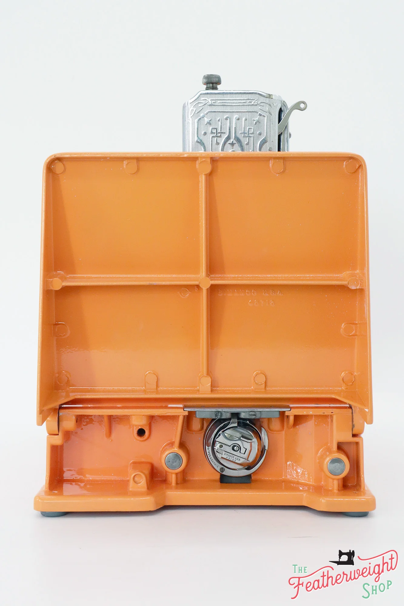 Singer Featherweight 221 Sewing Machine AG696*** - Fully Restored in Happy Orange - Image 10