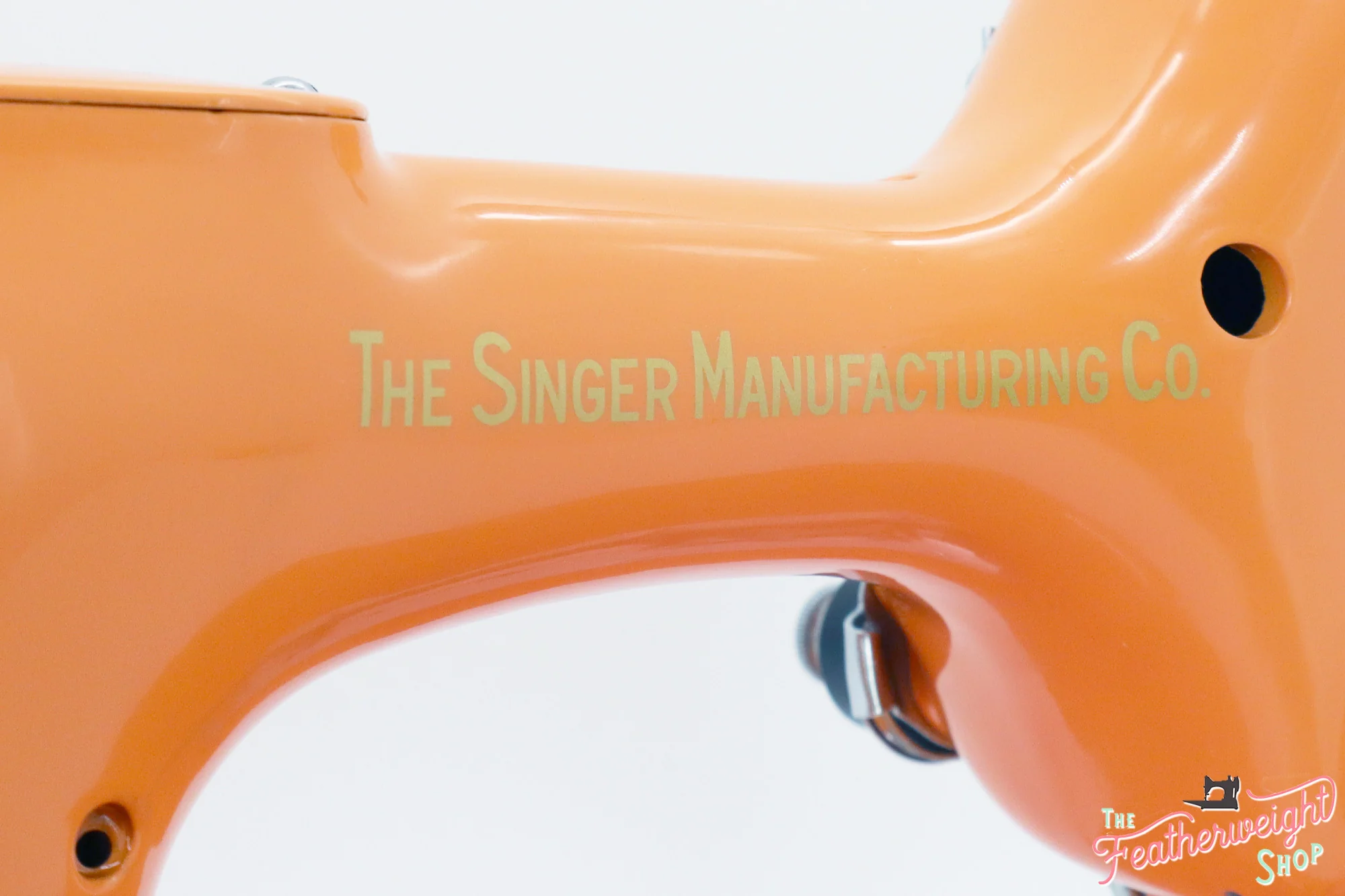 Singer Featherweight 221 Sewing Machine AG696*** - Fully Restored in Happy Orange - Image 17
