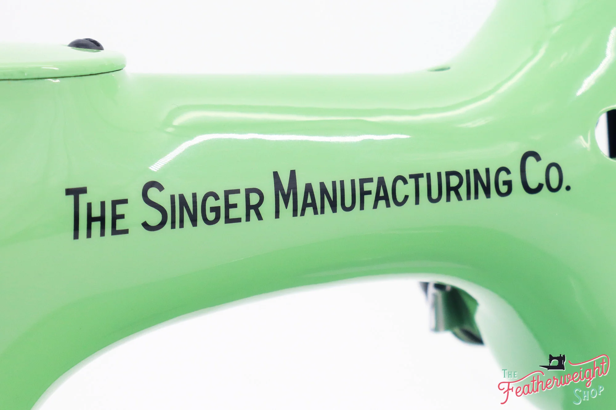 Singer Featherweight 221 Sewing machine, AH665*** - Fully Restored in Art Deco Green - Image 11