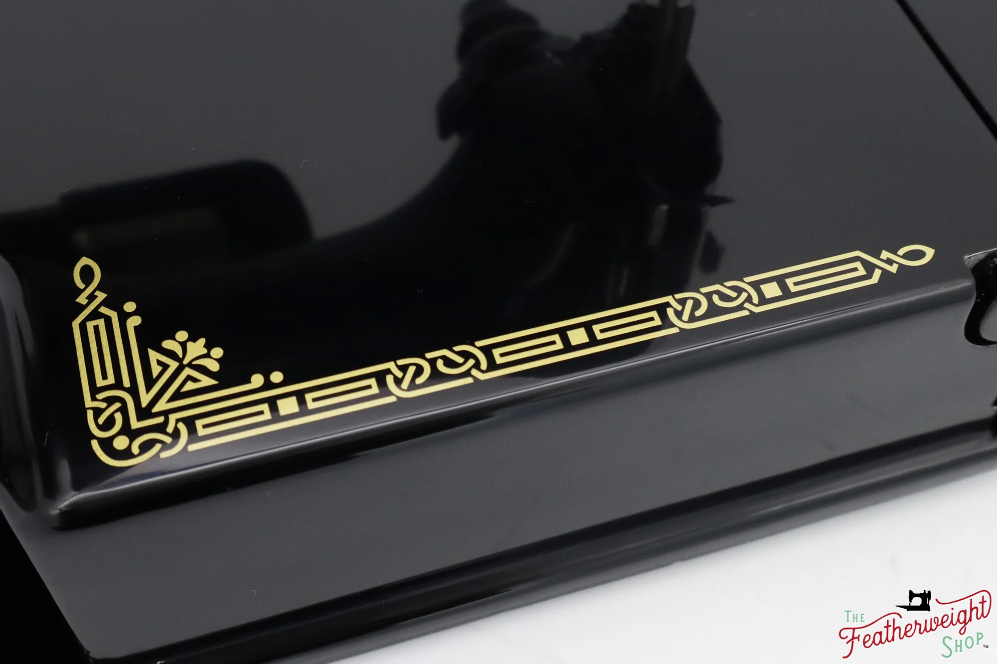 Singer Featherweight 221 Sewing Machine AJ010***, RARE M.R. Decal - Fully Restored in Gloss Black - Image 17