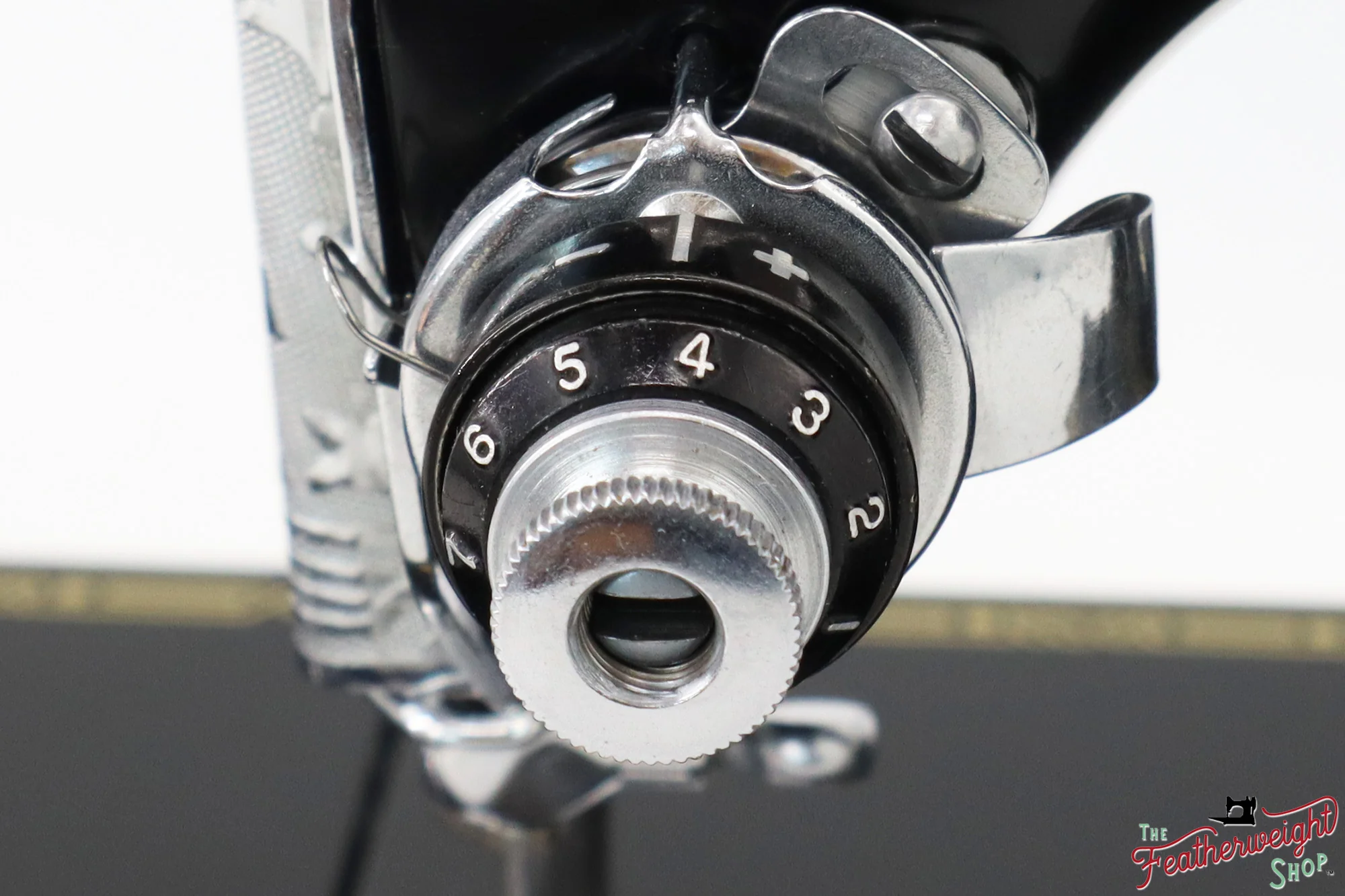 Singer Featherweight 221 Sewing Machine AJ010***, RARE M.R. Decal - Fully Restored in Gloss Black - Image 19