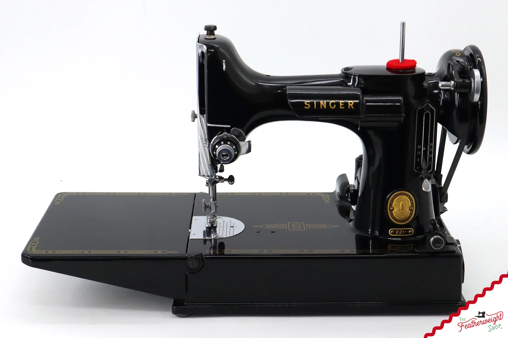 Singer Featherweight 221 Sewing Machine, AL914*** - 1955 - Image 2