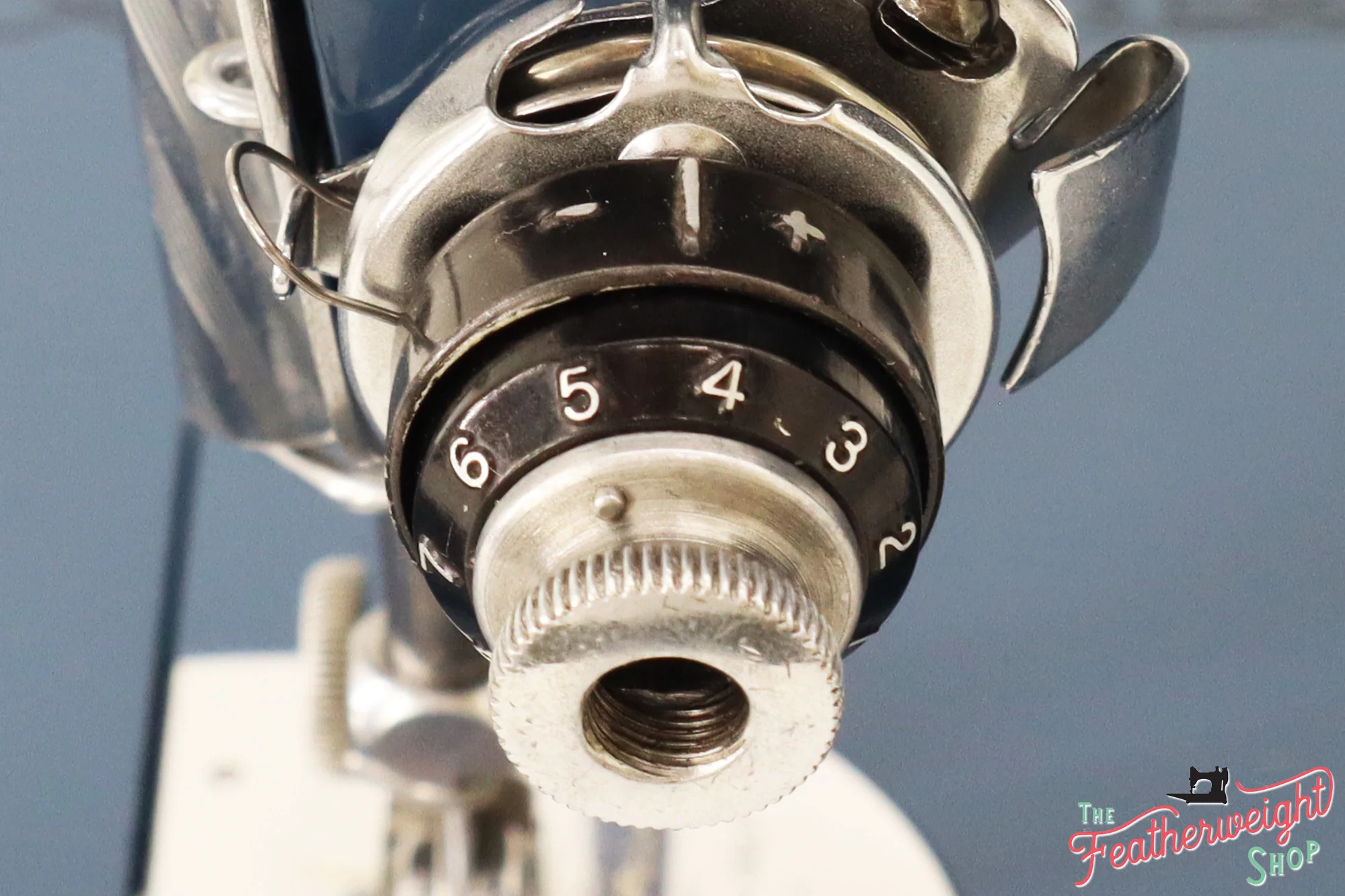 Singer Featherweight 221 Sewing Machine AM153*** - Fully Restored in Denim - Image 15