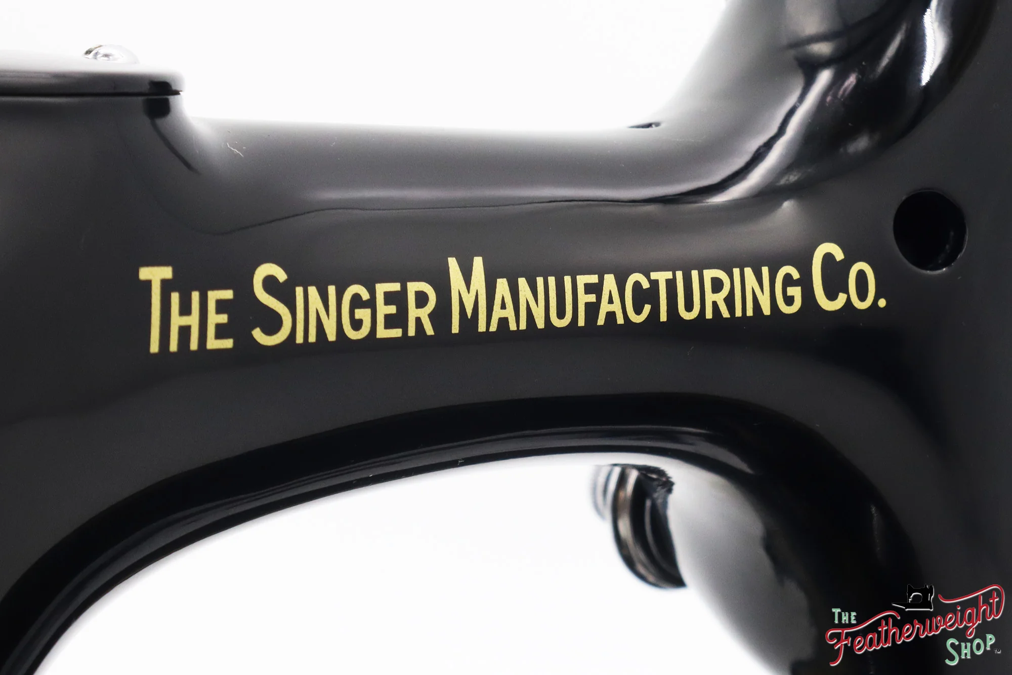 Singer Featherweight 221 Sewing machine, "First-Run" 1933 AD5473** - Fully Restored in Gloss Black - Image 11