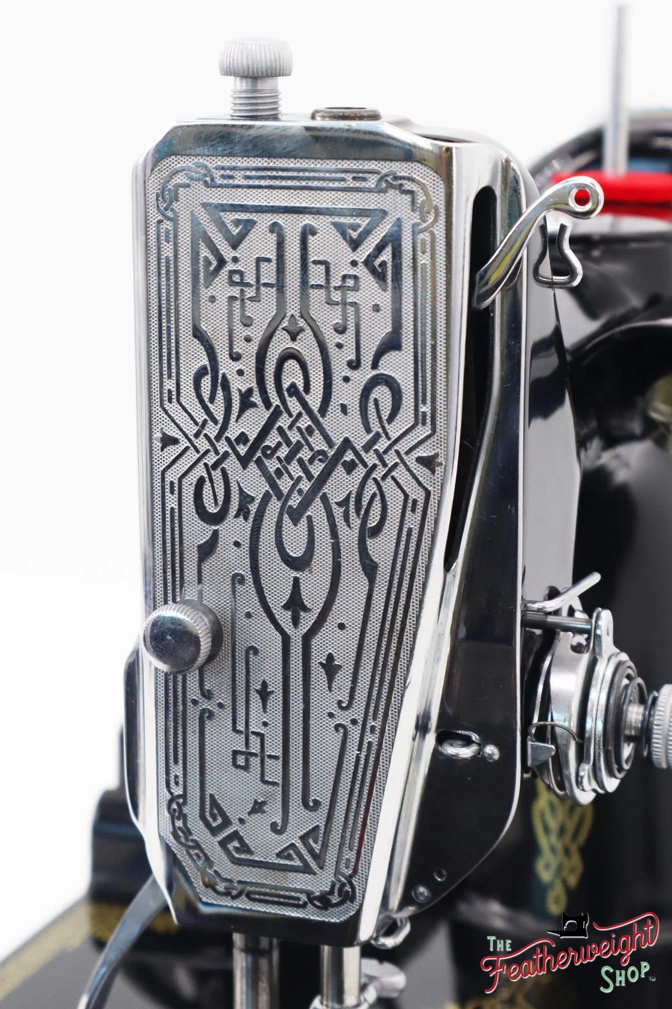 Singer Featherweight 221 Sewing machine, "First-Run" 1933 AD5473** - Fully Restored in Gloss Black - Image 12
