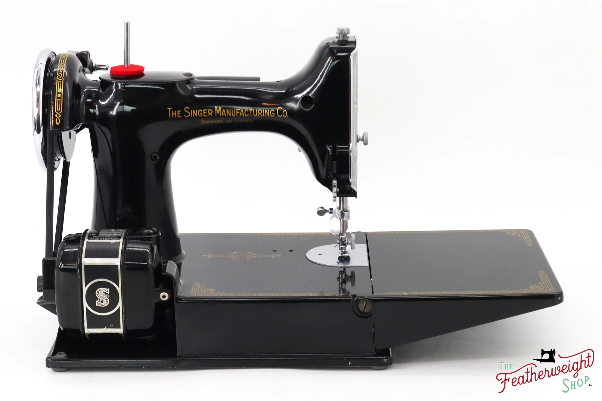Singer Featherweight 221 Sewing Machine, French / Canada AG697*** - RARE - Image 7