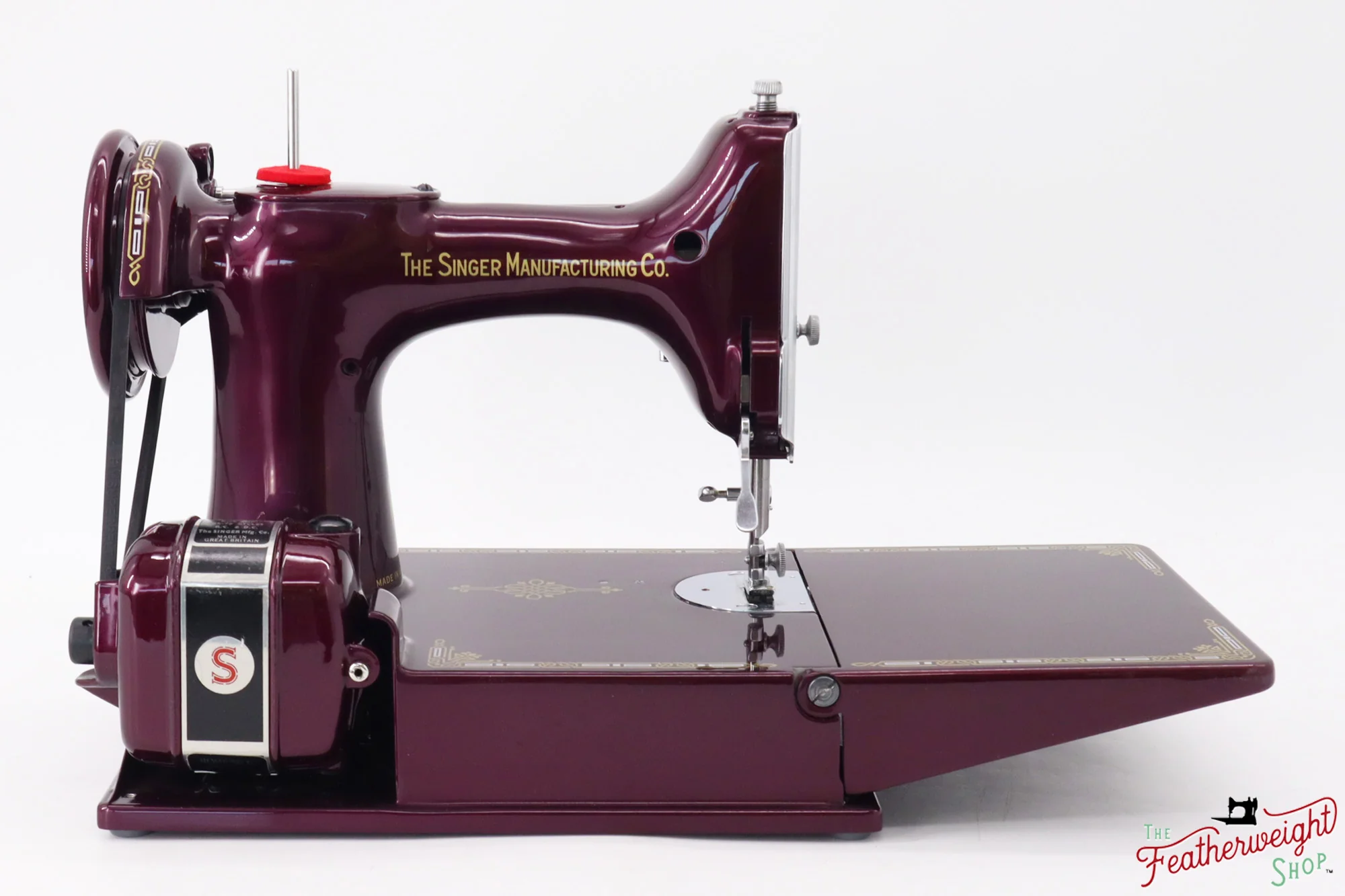 Singer Featherweight 221K, 1952 - EH241*** - Fully Restored in Star Garnet - Image 7