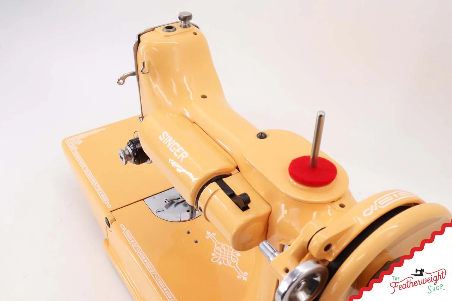 Singer Featherweight 221K, Centennial - EG353*** - Fully Restored in Dreamsicle - Image 15