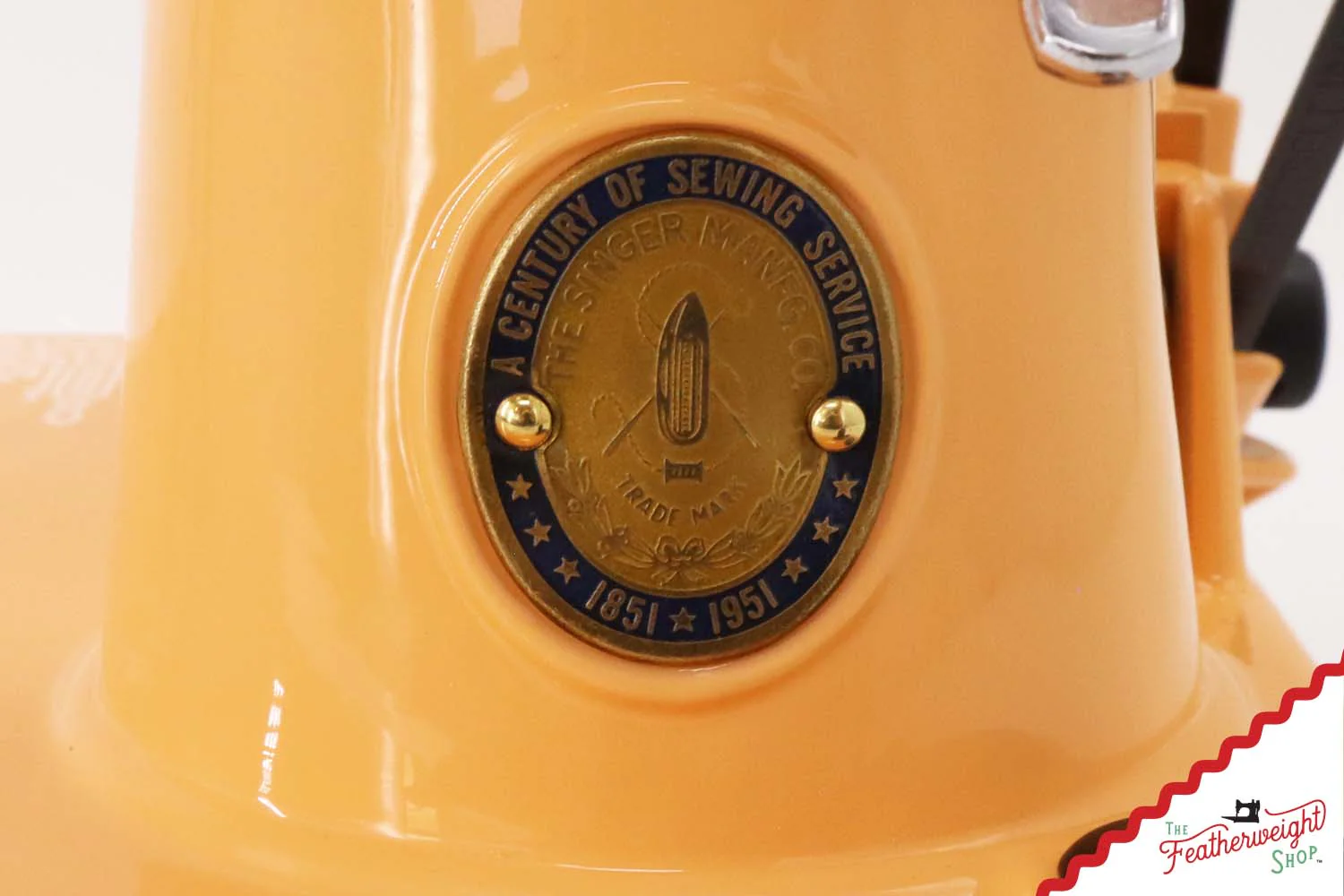 Singer Featherweight 221K, Centennial - EG353*** - Fully Restored in Dreamsicle - Image 8