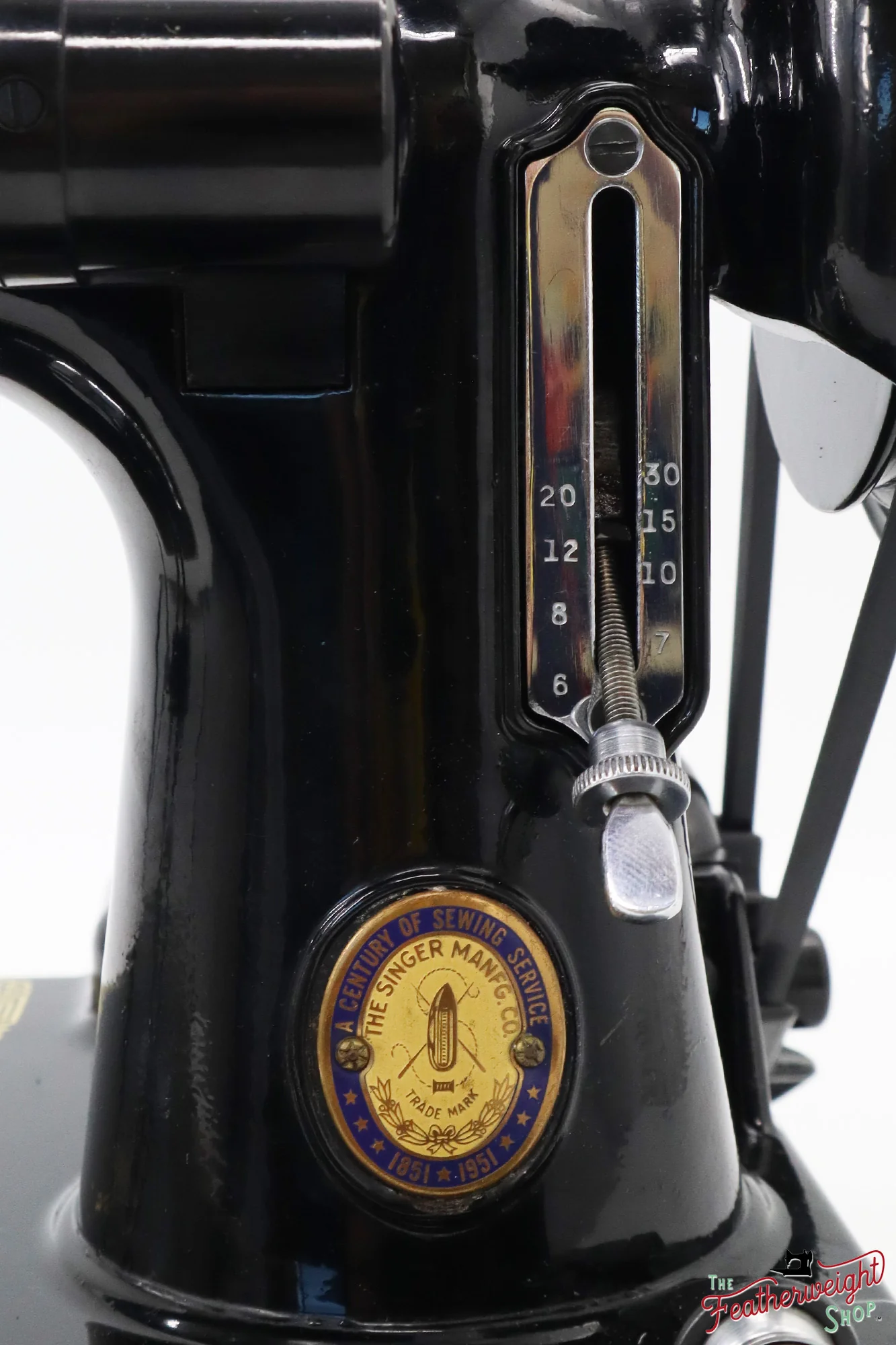 Singer Featherweight 221K Centennial, EH001***, RARE Great Britain Decal - Image 14