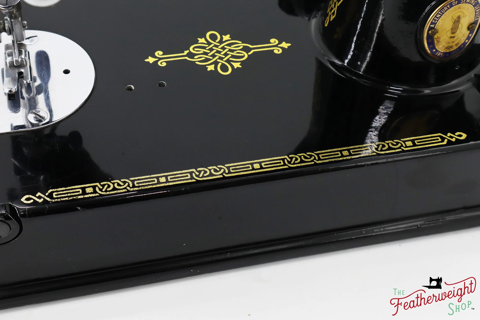 Singer Featherweight 221K Centennial, EG310***, RARE Great Britain Decal - Image 10