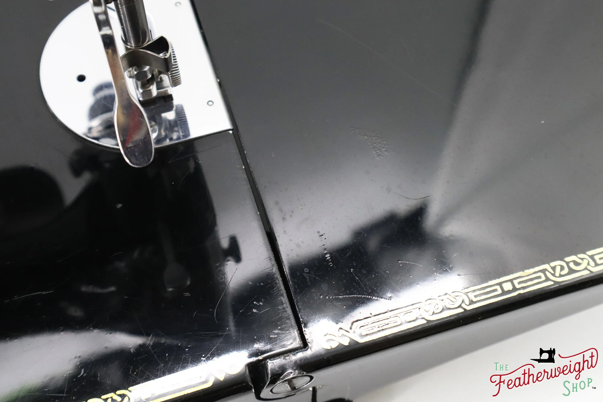 Singer Featherweight 221K Centennial, EG310***, RARE Great Britain Decal - Image 12