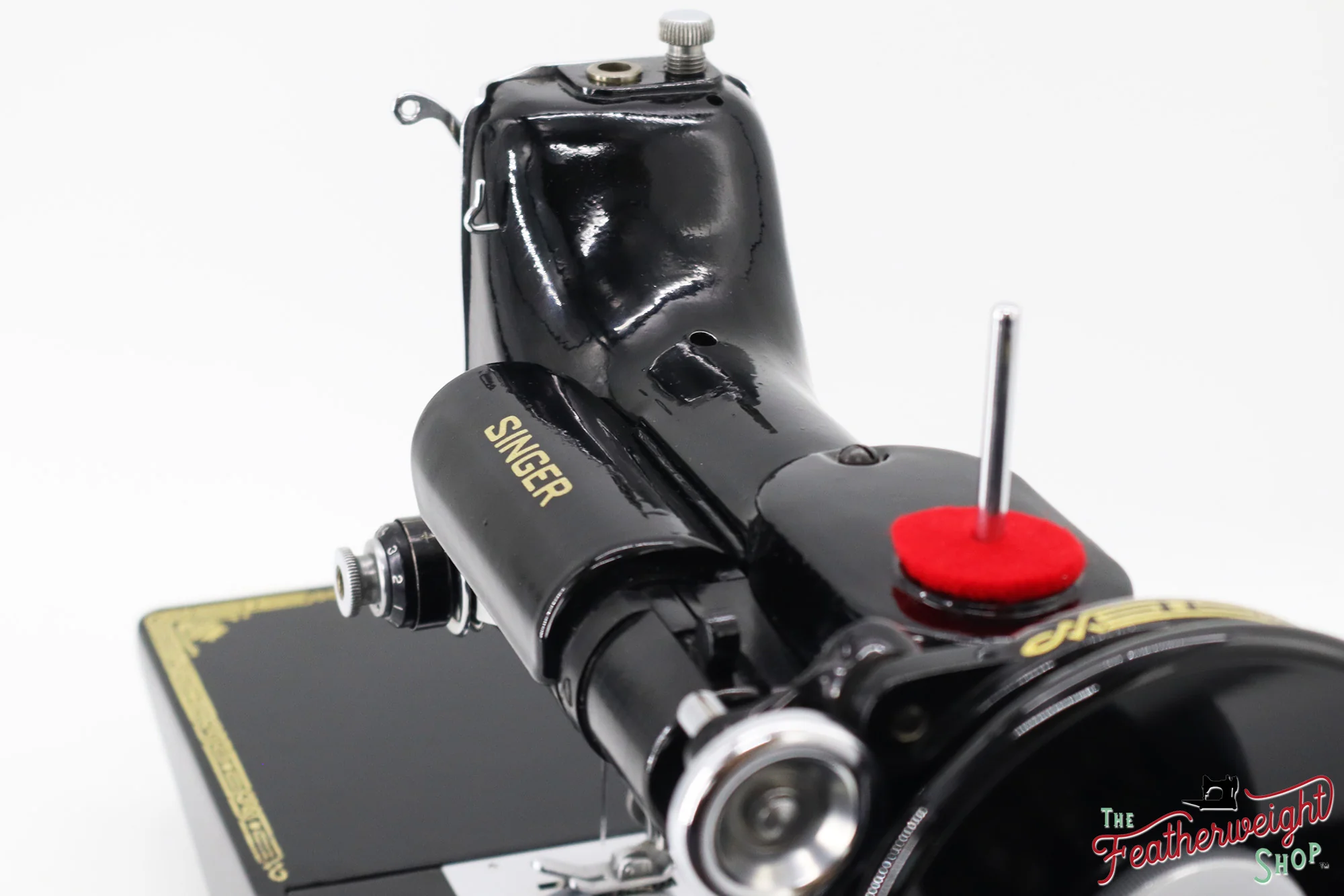 Singer Featherweight 221K Centennial, EG310***, RARE Great Britain Decal - Image 14