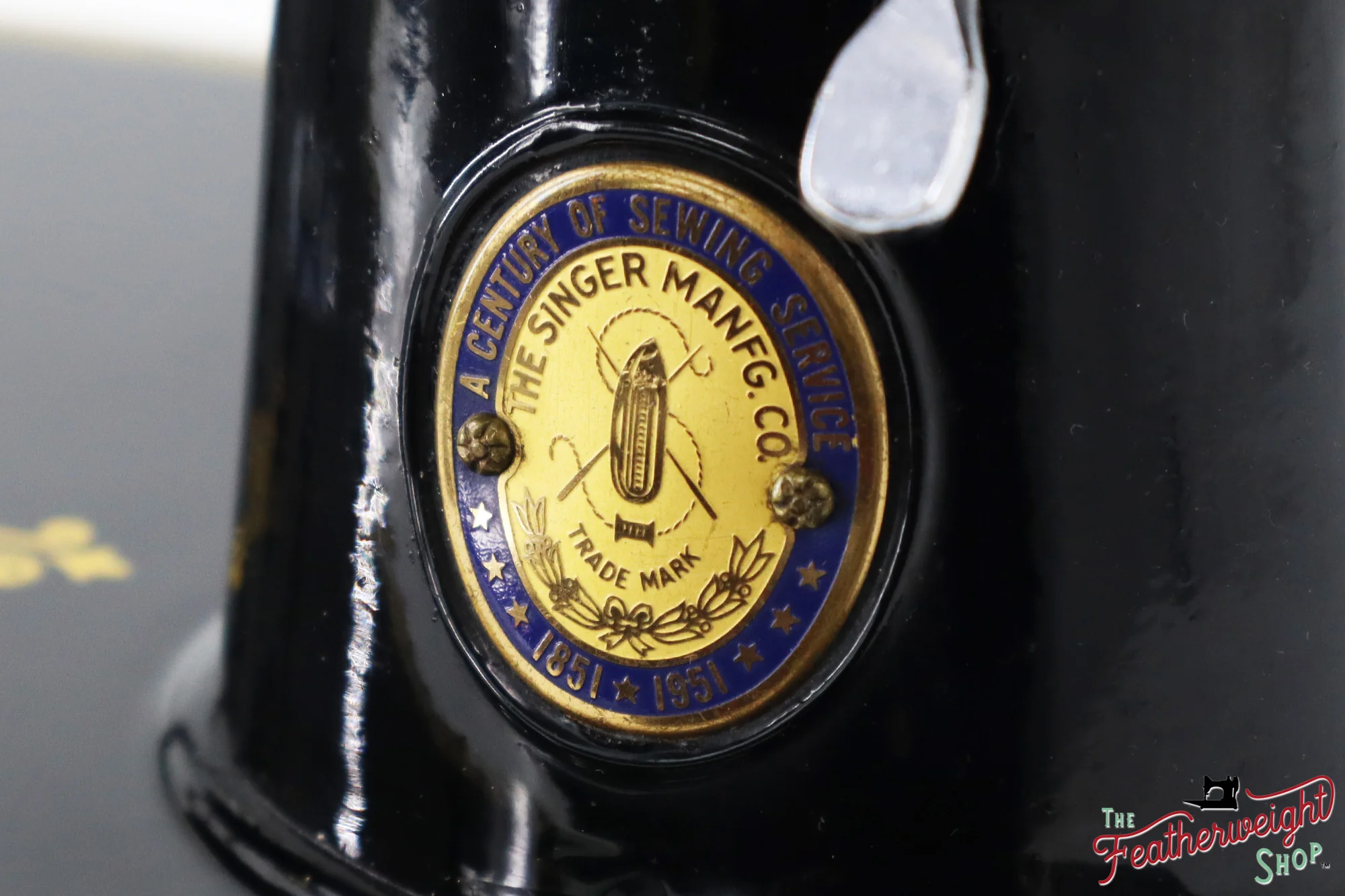 Singer Featherweight 221K Centennial, EG310***, RARE Great Britain Decal - Image 16