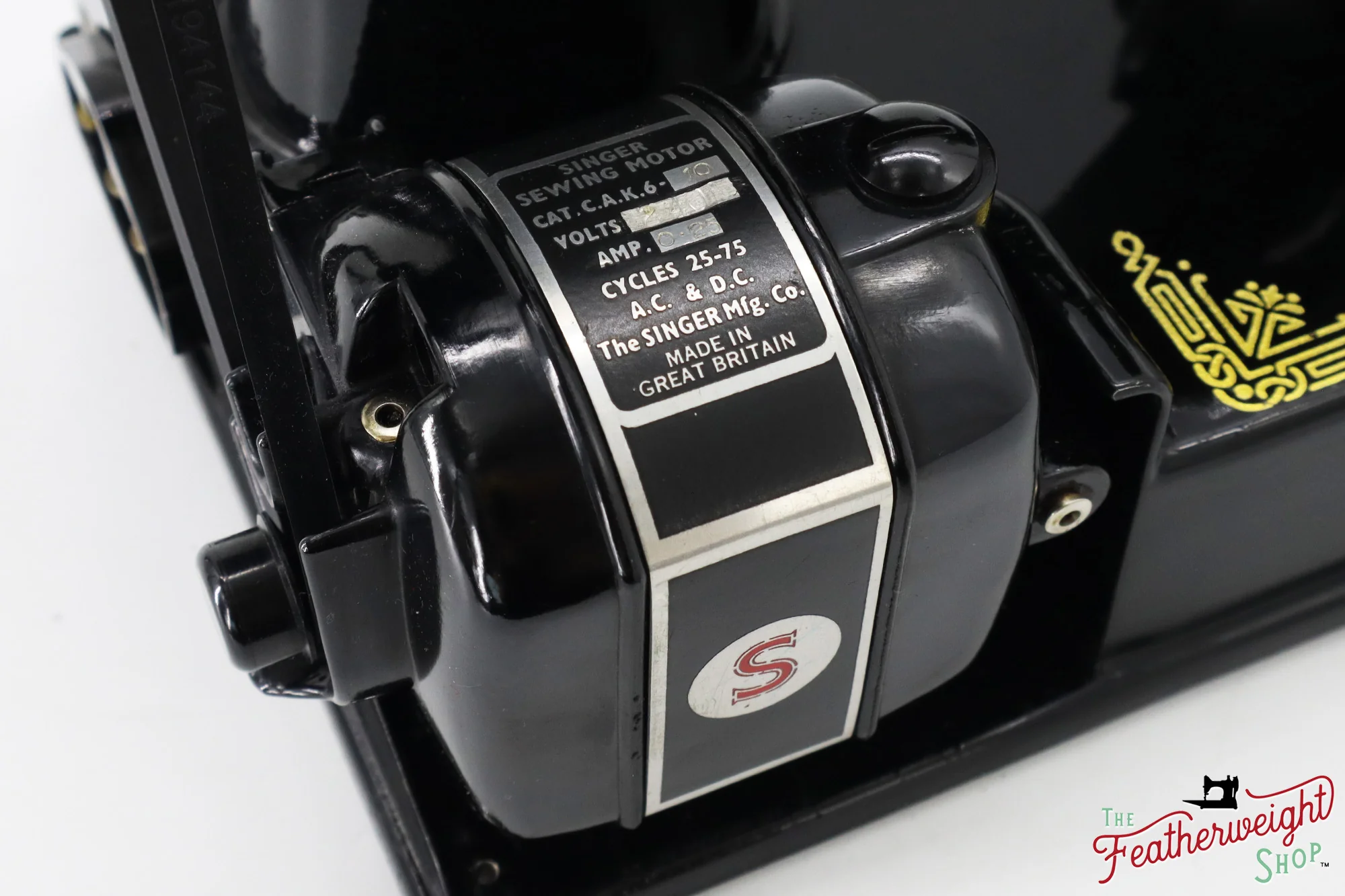 Singer Featherweight 221K Centennial, EG310***, RARE Great Britain Decal - Image 18