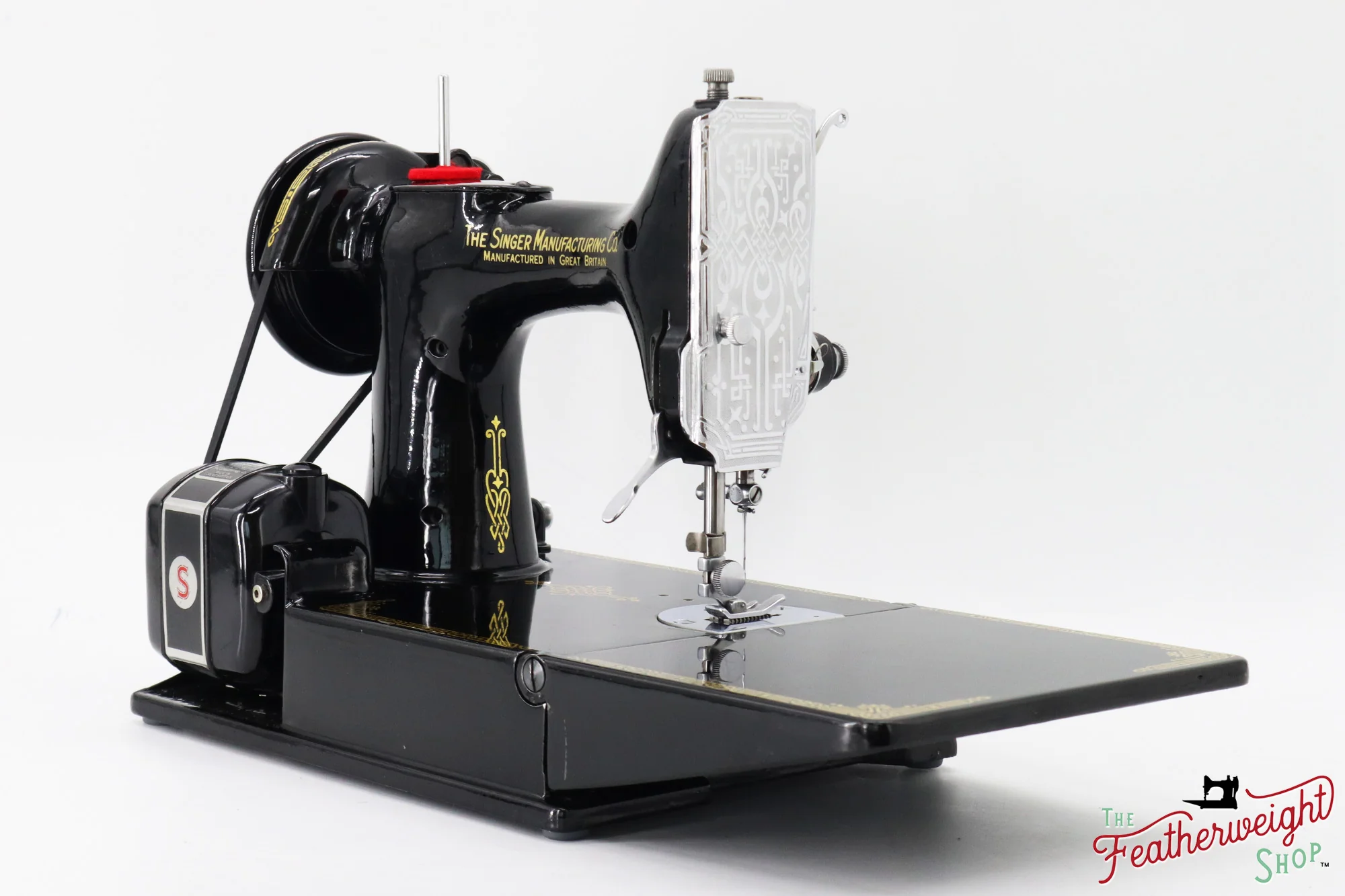 Singer Featherweight 221K Centennial, EG310***, RARE Great Britain Decal - Image 6