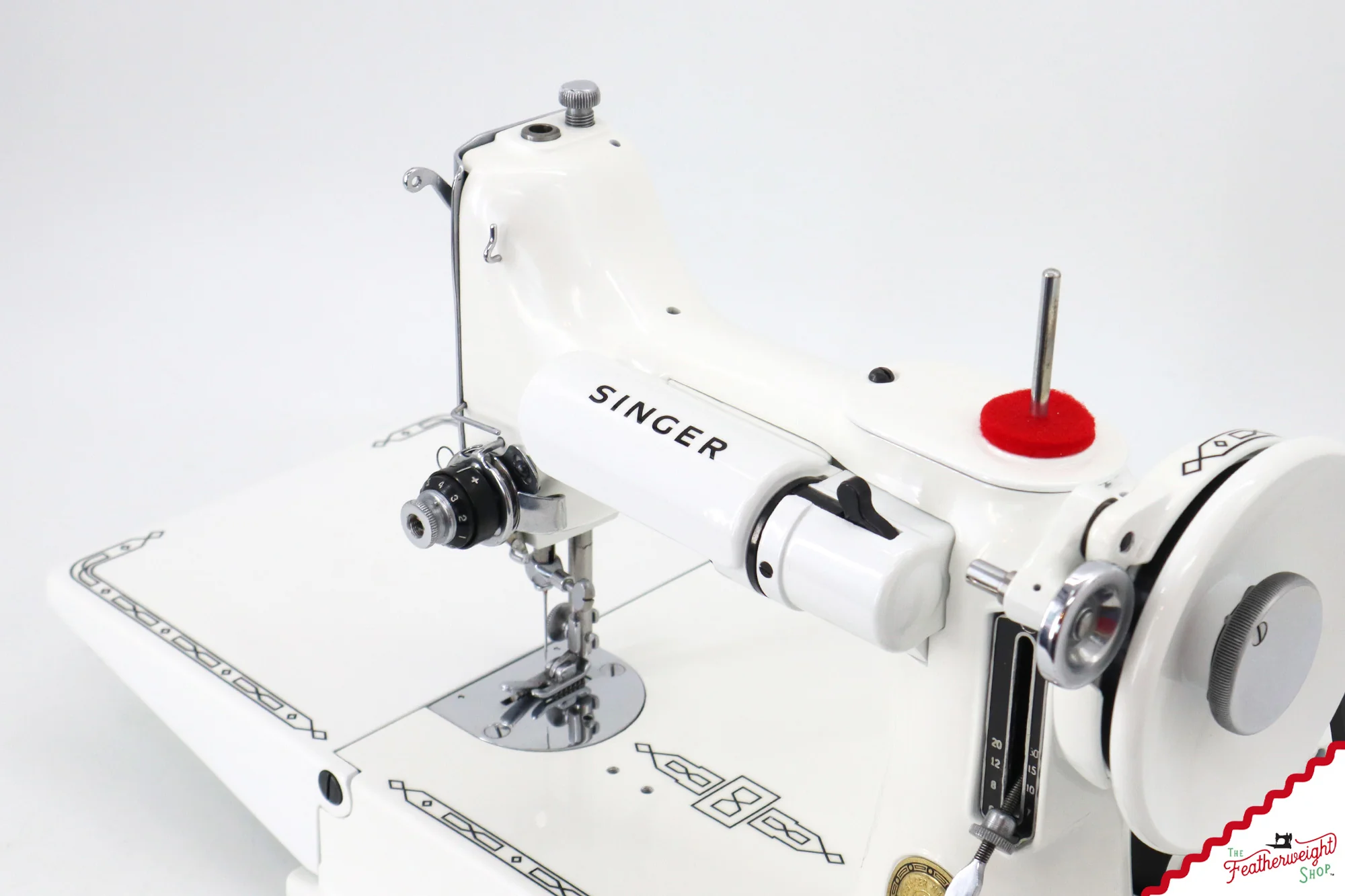 Singer Featherweight 221K - EJ213*** - Fully Restored in White - Image 10