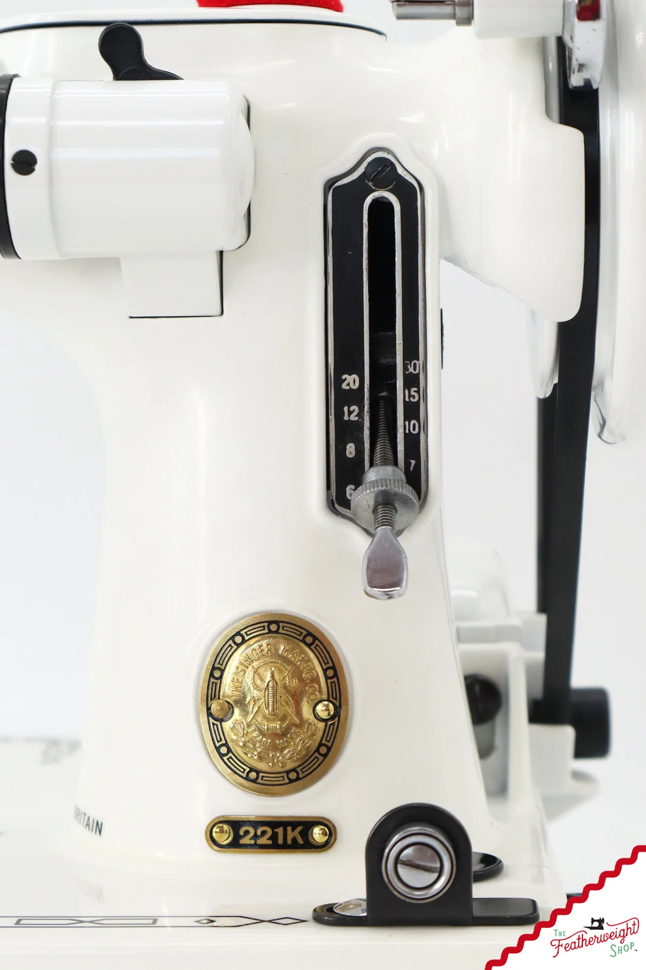 Singer Featherweight 221K - EJ213*** - Fully Restored in White - Image 12