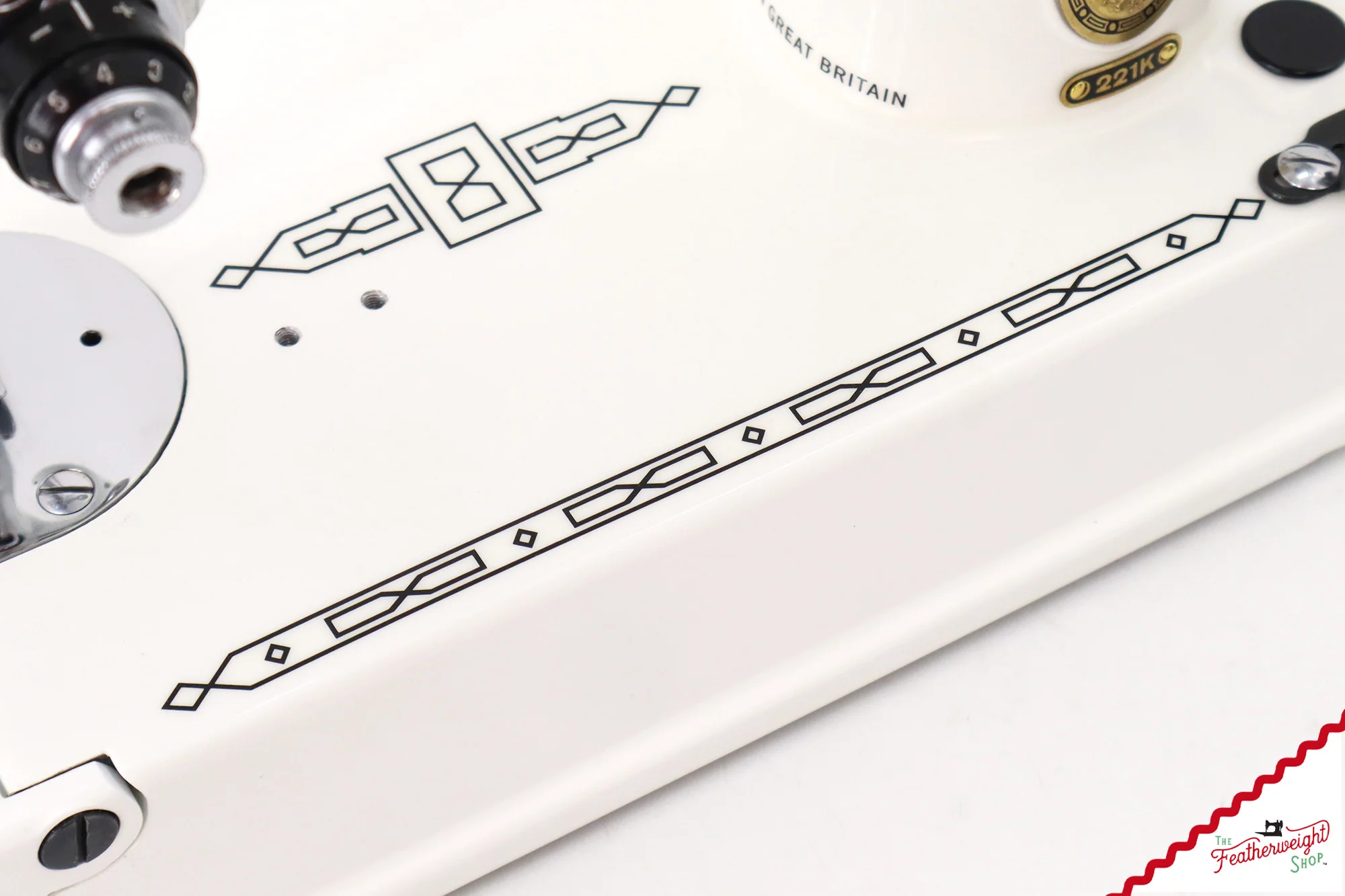 Singer Featherweight 221K - EJ213*** - Fully Restored in White - Image 7