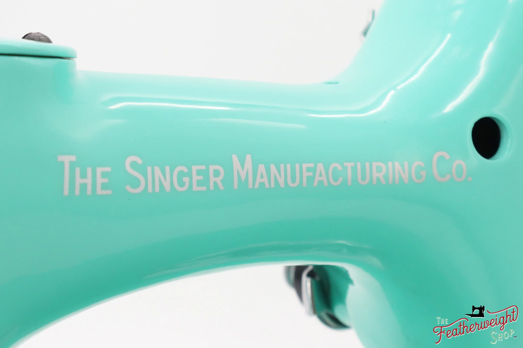 Singer Featherweight 221K, EK203*** - Fully Restored in Caribbean Sea Glass - Image 15