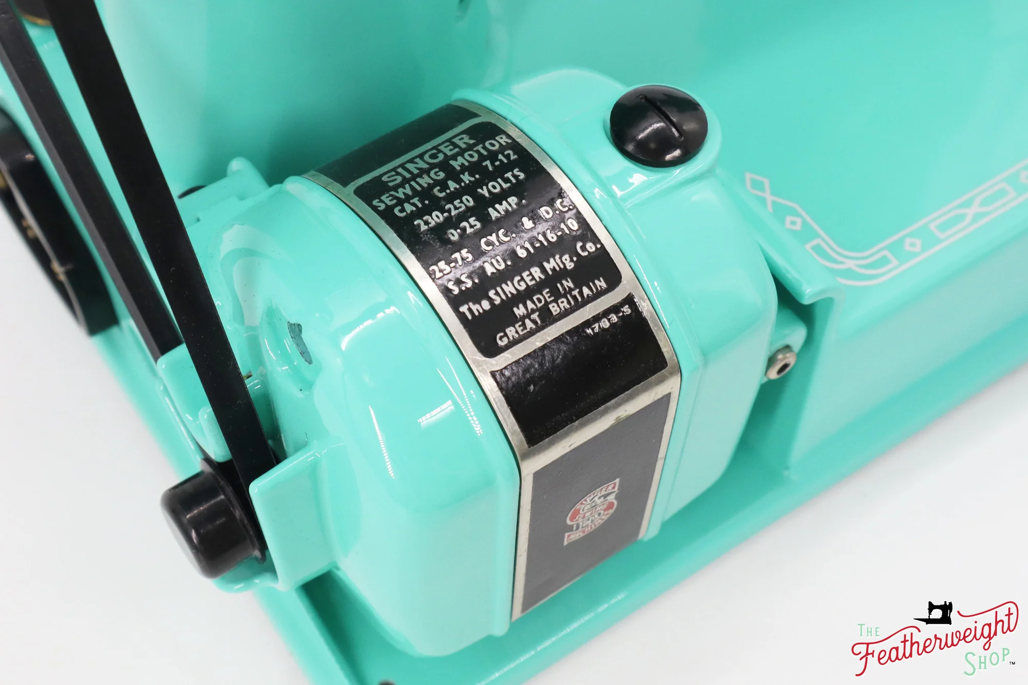Singer Featherweight 221K, EK203*** - Fully Restored in Caribbean Sea Glass - Image 18