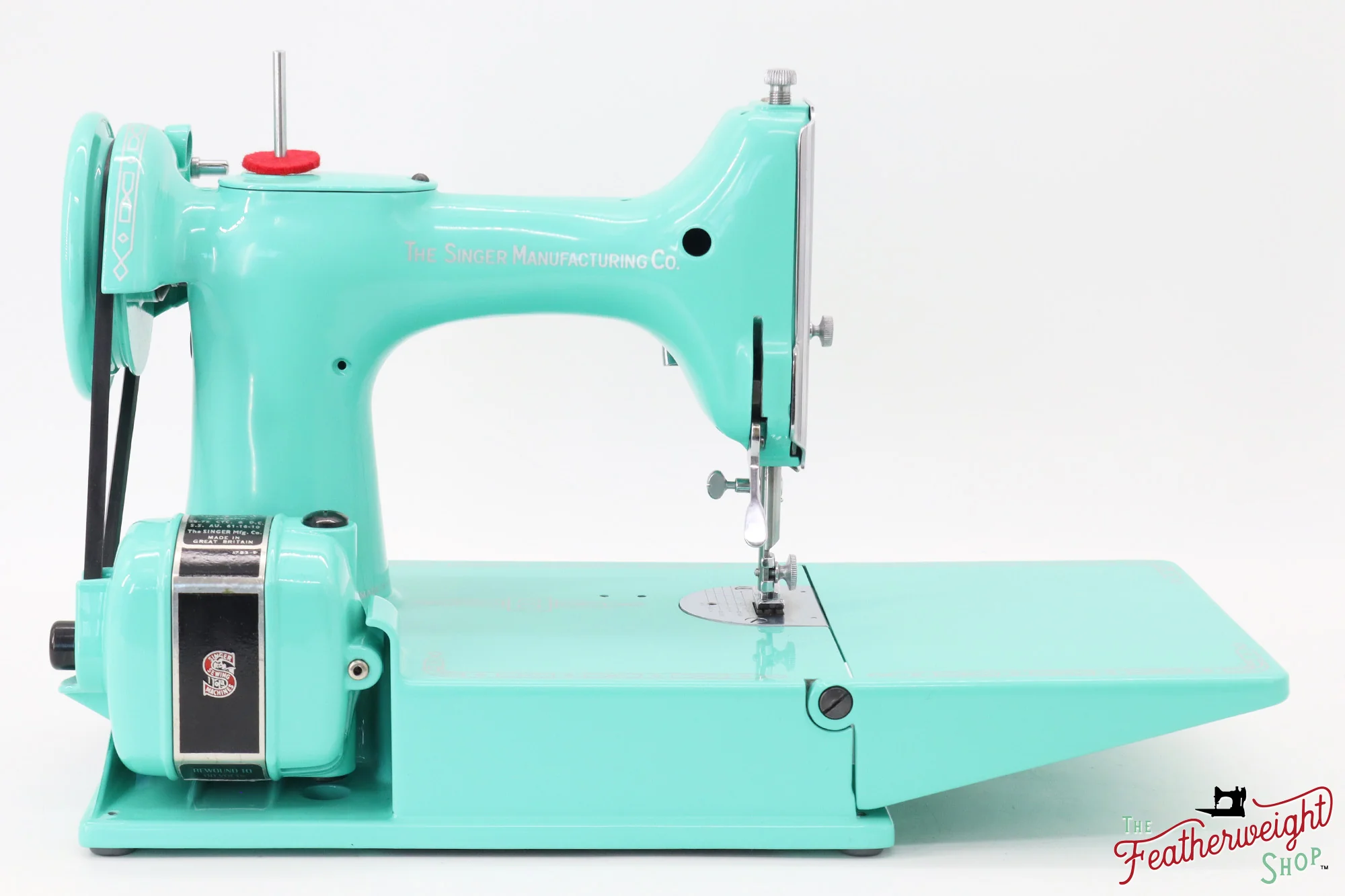 Singer Featherweight 221K, EK203*** - Fully Restored in Caribbean Sea Glass - Image 9