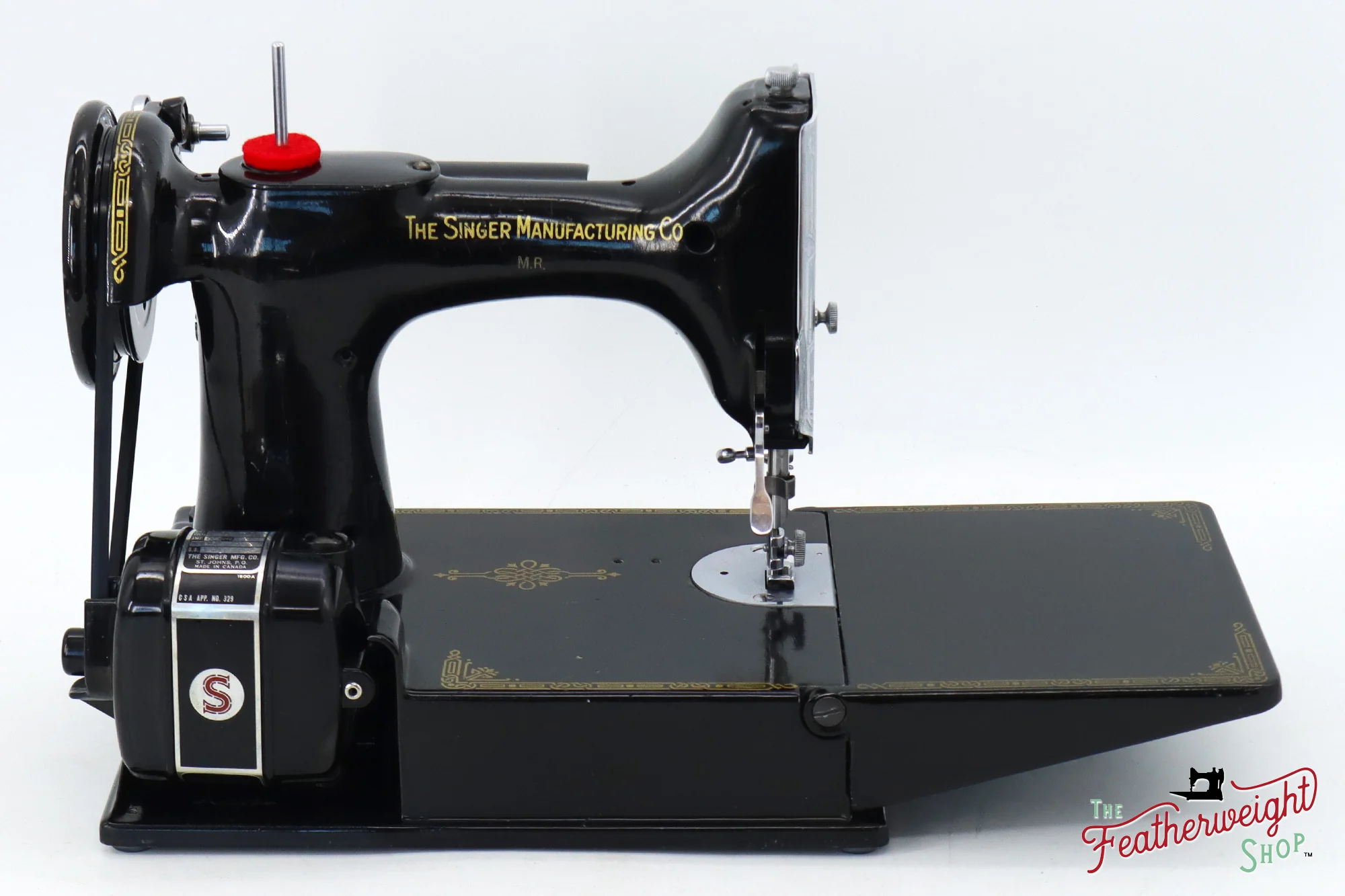 Singer Featherweight 221K, RARE 'M.R.' - EF696*** - Centennial - Image 6
