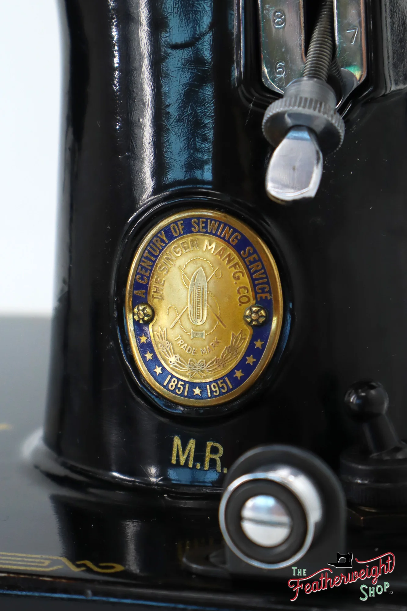 Singer Featherweight 221K, RARE 'M.R.' - EF696*** - Centennial - Image 8