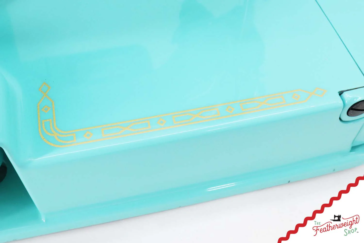 Singer Featherweight 221K, Red 'S', ES1719** - Fully Restored in Tiffany Blue - Image 11