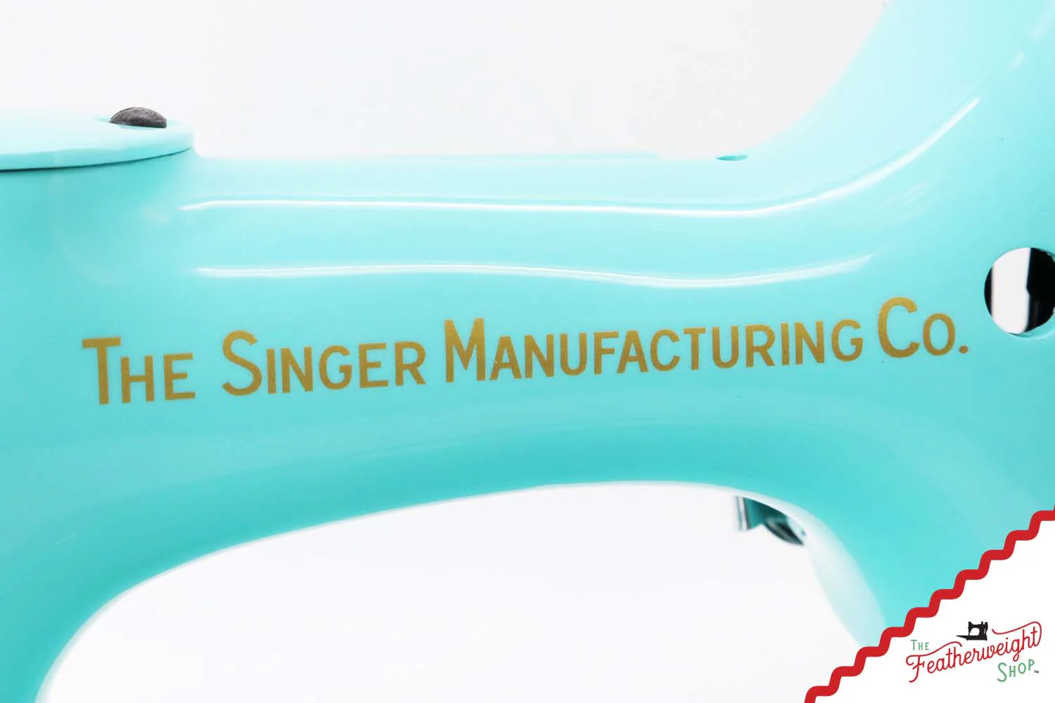 Singer Featherweight 221K, Red 'S', ES1719** - Fully Restored in Tiffany Blue - Image 13