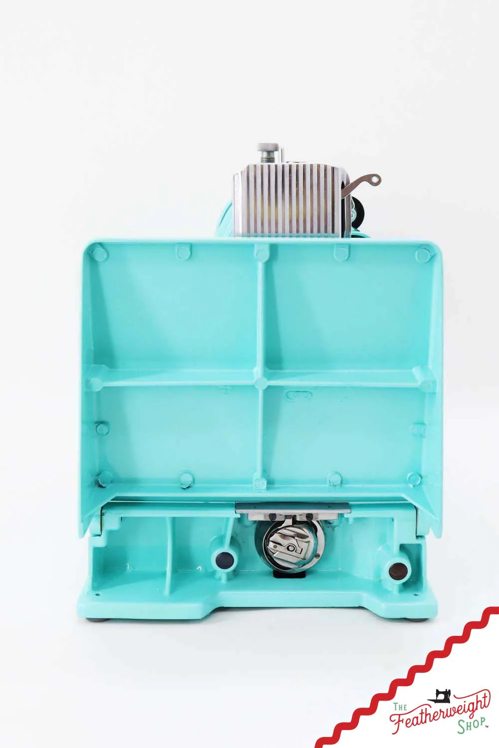 Singer Featherweight 221K, Red 'S', ES1719** - Fully Restored in Tiffany Blue - Image 4