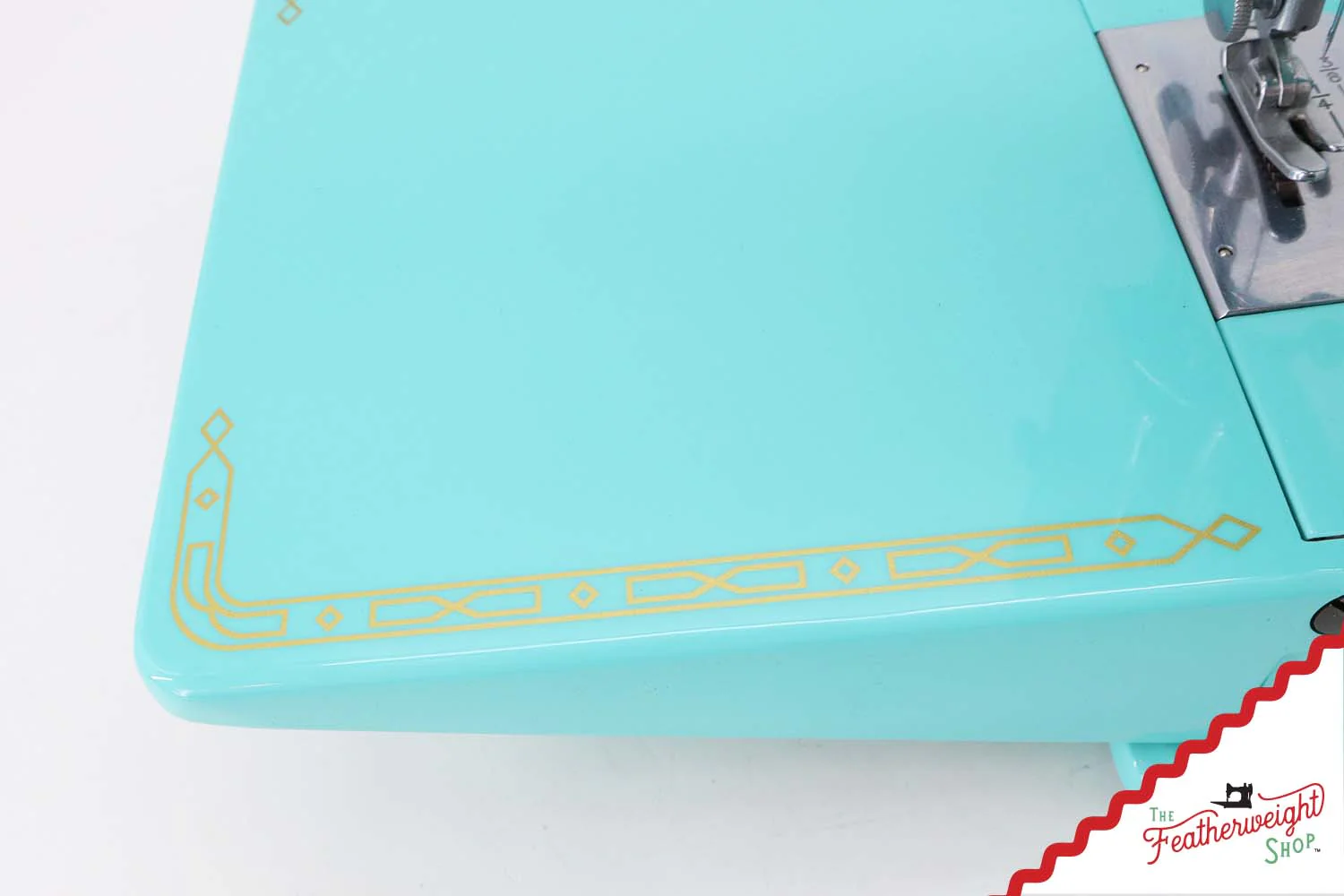 Singer Featherweight 221K, Red 'S', ES1719** - Fully Restored in Tiffany Blue - Image 9