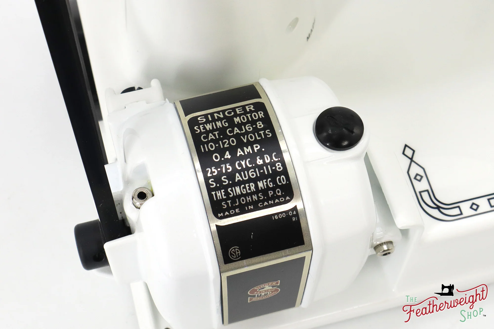 Singer Featherweight 221K, Red 'S', ES2448** - Fully Restored in White - Image 17