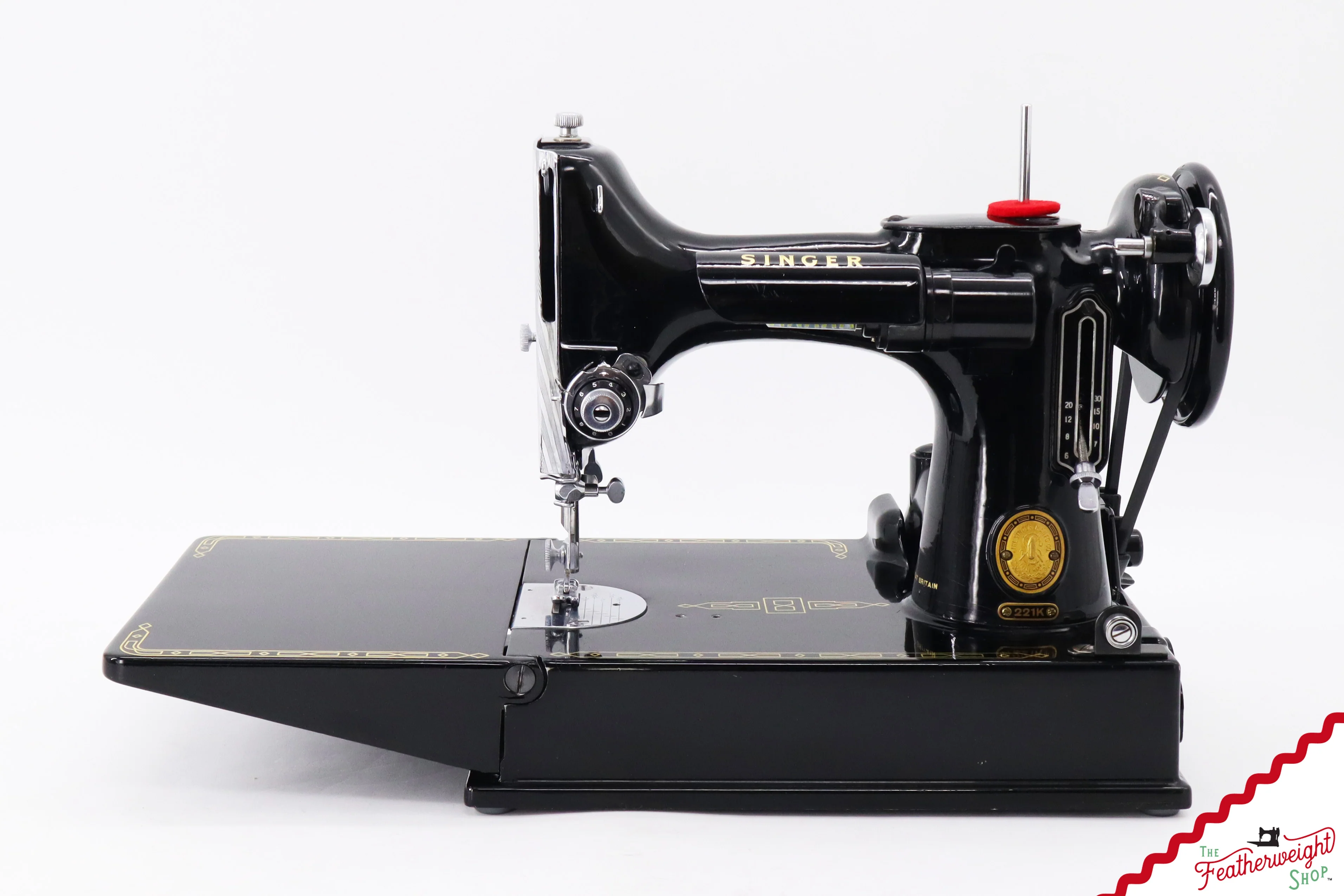 Singer Featherweight 221K Sewing Machine, 1955 - EK205*** - Image 2