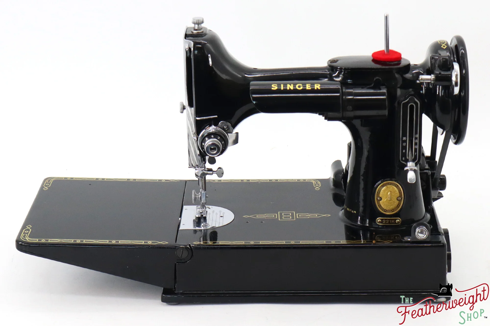 Singer Featherweight 221K Sewing Machine, 1955 - EK208*** - Image 2