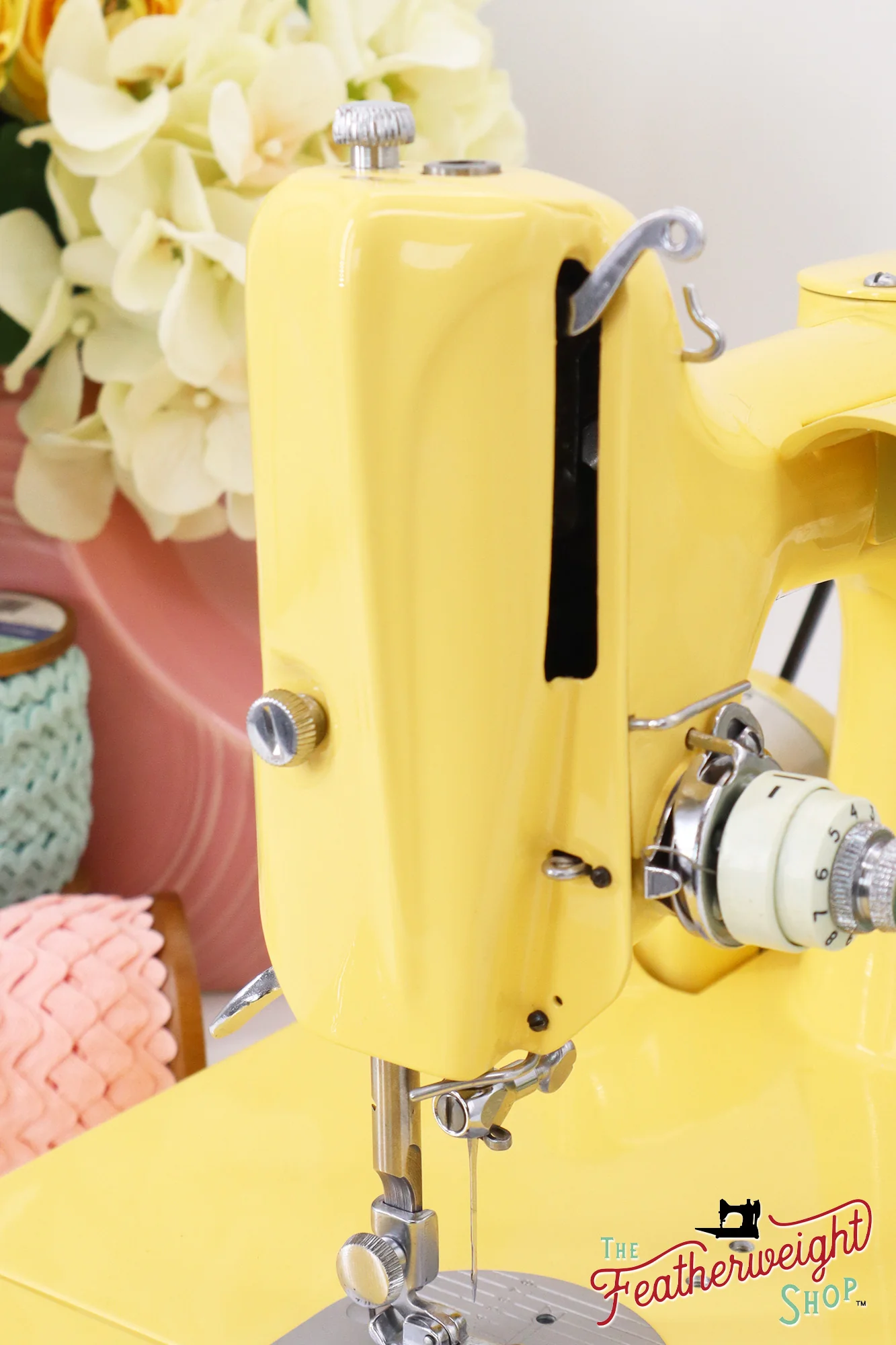 Singer Featherweight 221K7 Sewing Machine EV971*** - Fully Restored in Happy Yellow - Image 15