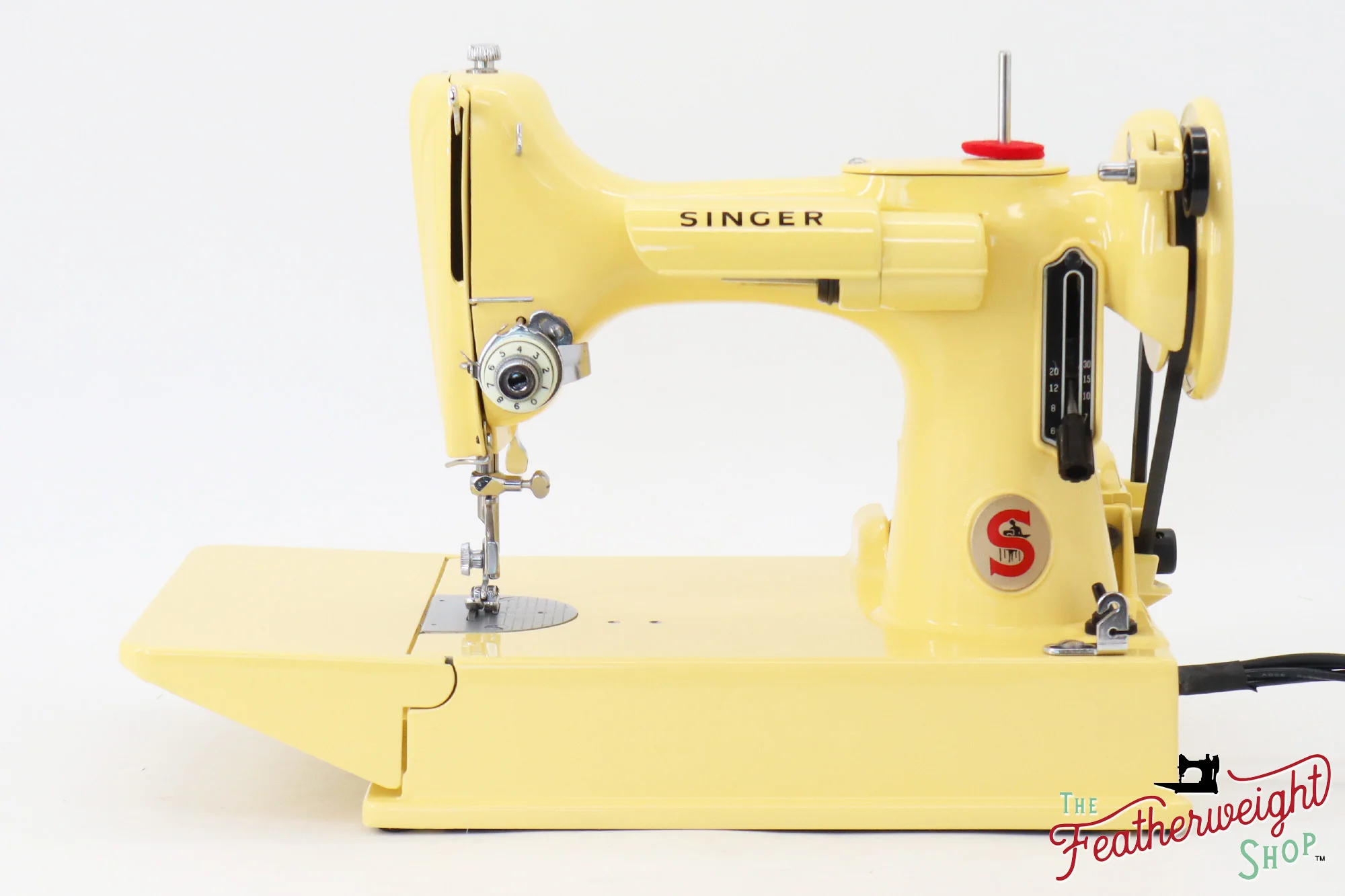 Singer Featherweight 221K7 Sewing Machine EV971*** - Fully Restored in Happy Yellow - Image 3