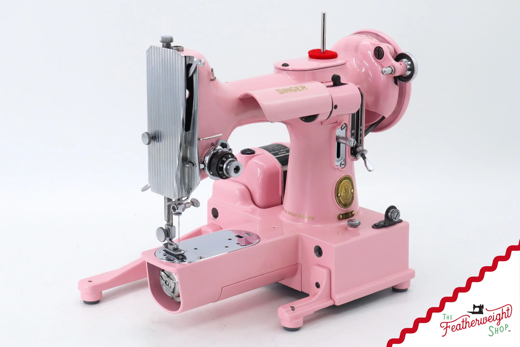 Singer Featherweight 222K - EJ2699** - Fully Restored in Pink Frosting - Image 8