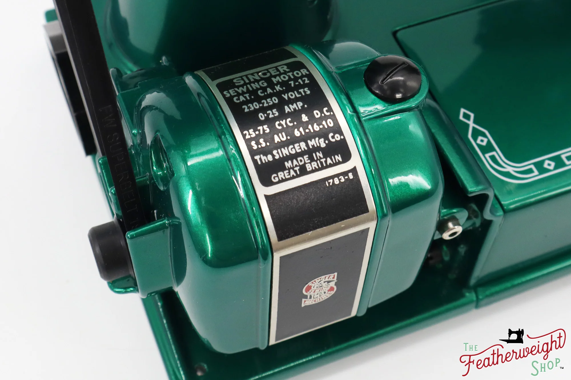 Singer Featherweight 222K - EJ911*** - Fully Restored in Emerald Green - Image 17