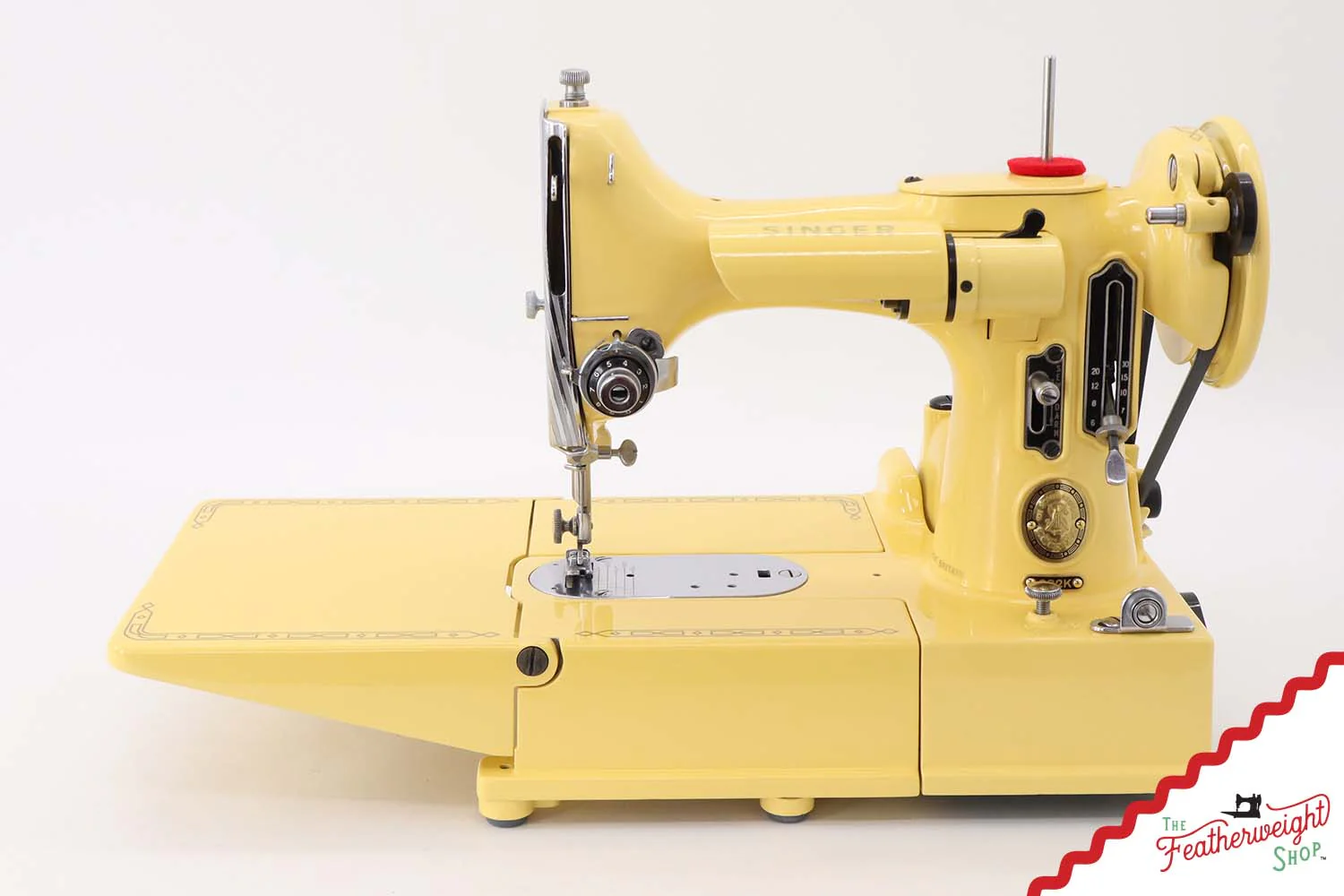 Singer Featherweight 222K - EM6041** - Fully Restored in Happy Yellow - Image 5